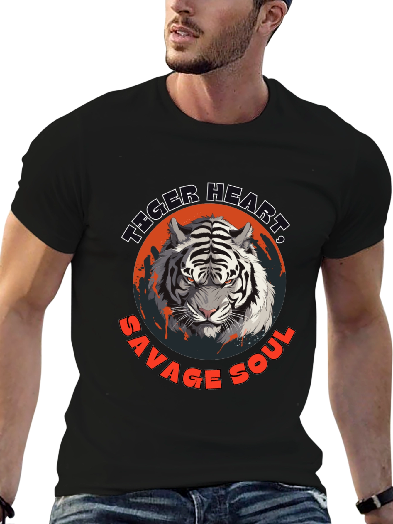 Tiger Heart Savage Soul Graphic Tee