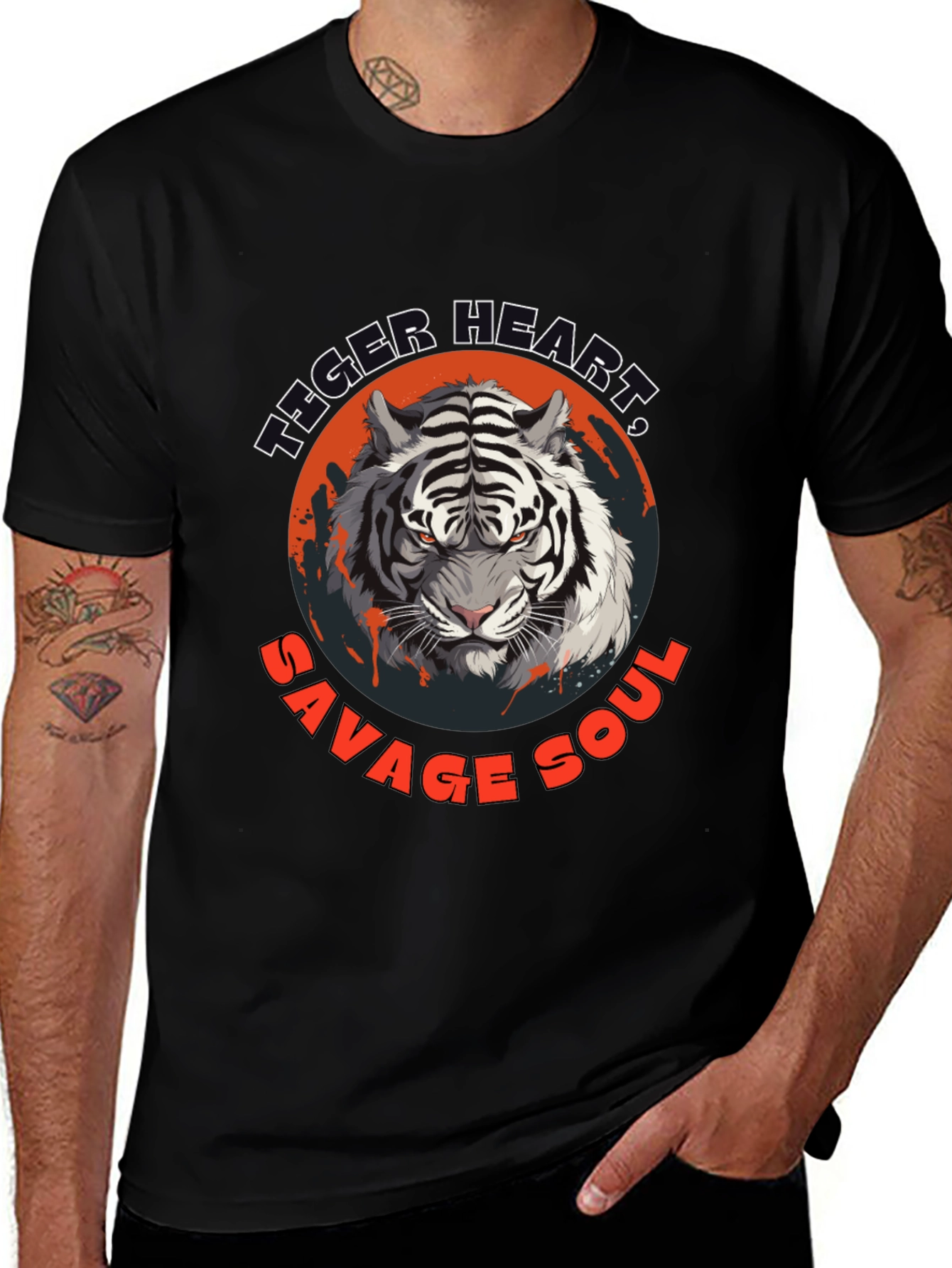 Tiger Heart Savage Soul Graphic Tee
