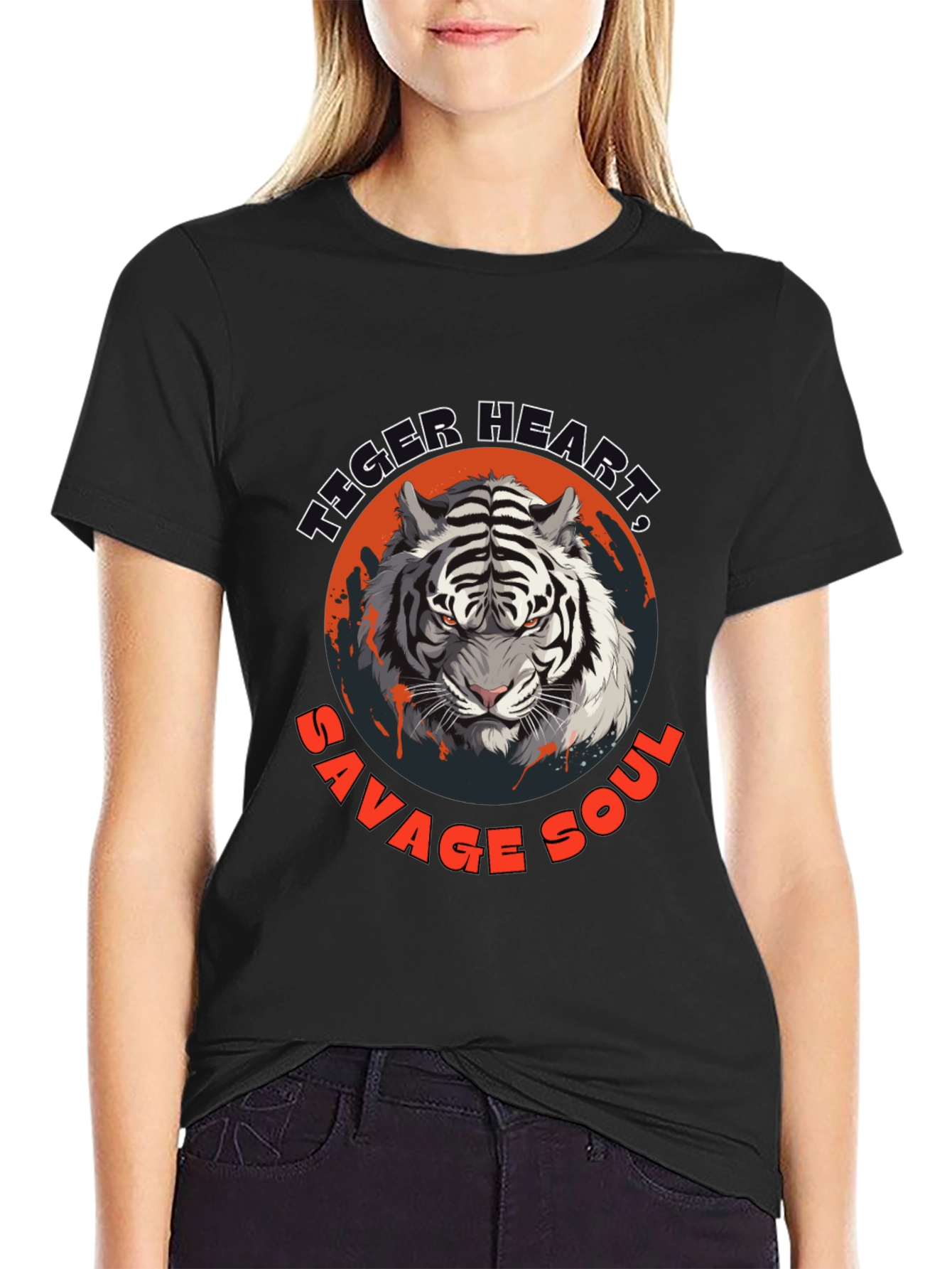 Tiger Heart Savage Soul Graphic Tee