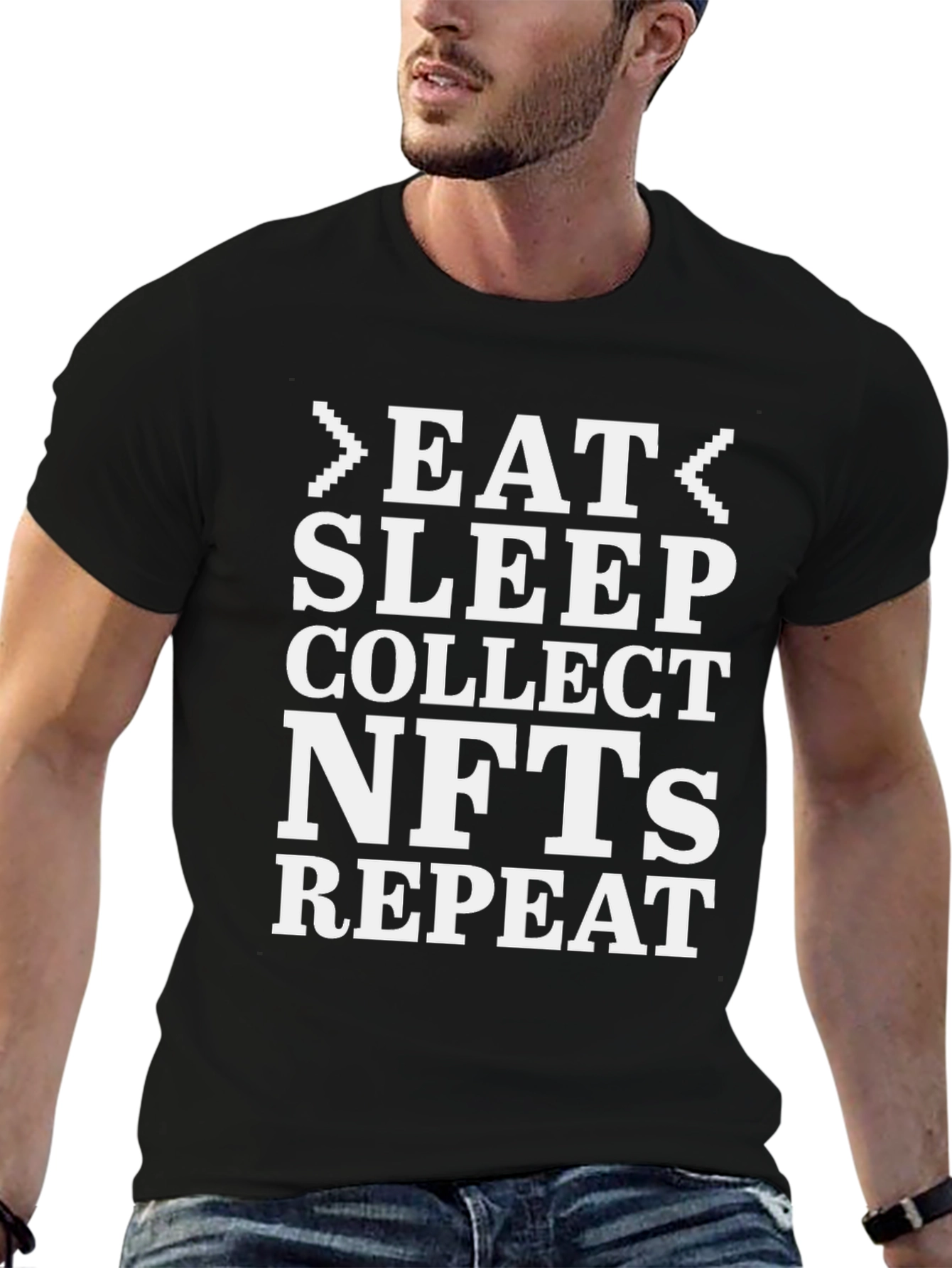 Eat Sleep Collect NFTs T-Shirt - Crypto Tee