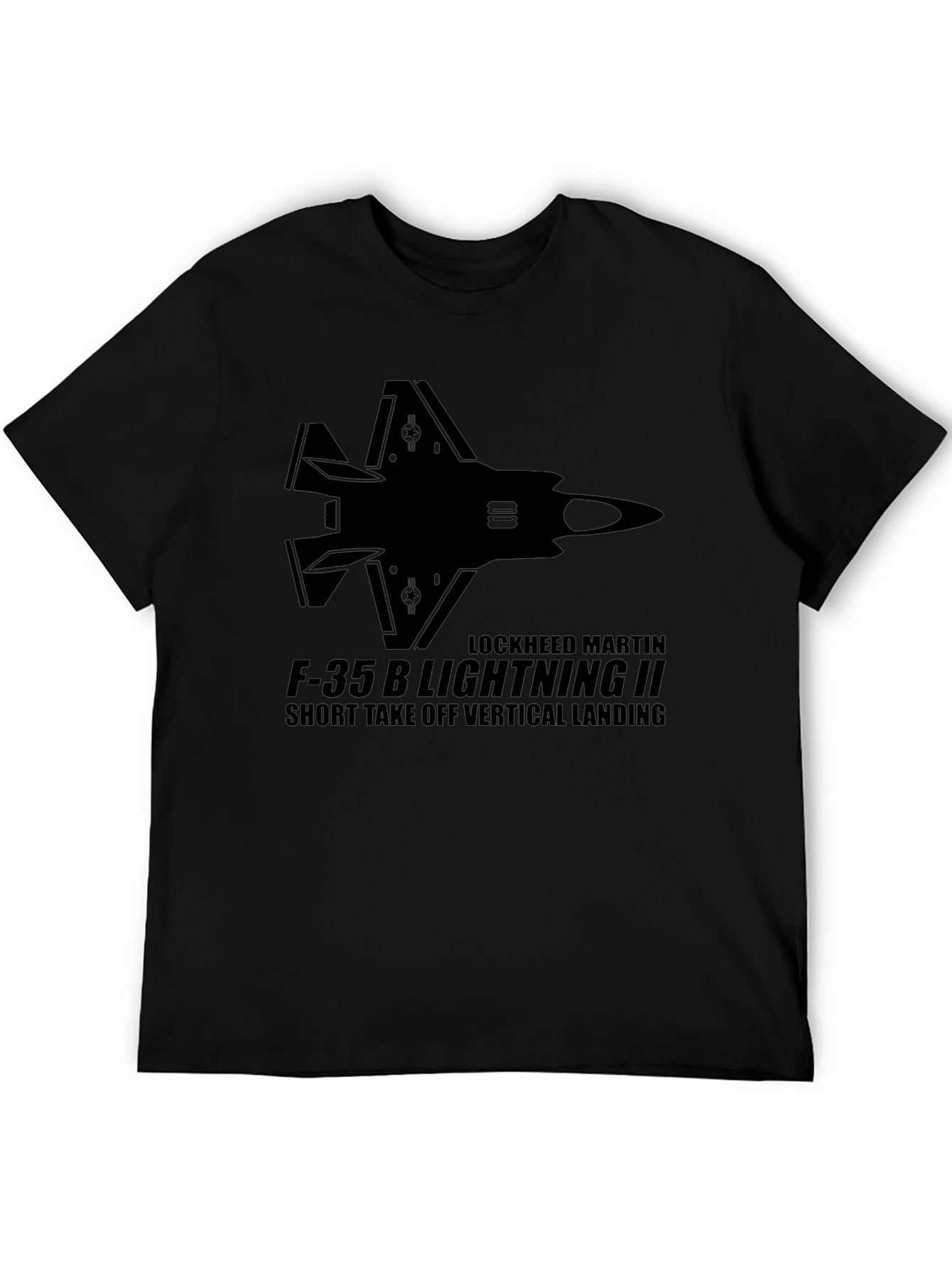 F-35B Lightning II Black T-Shirt