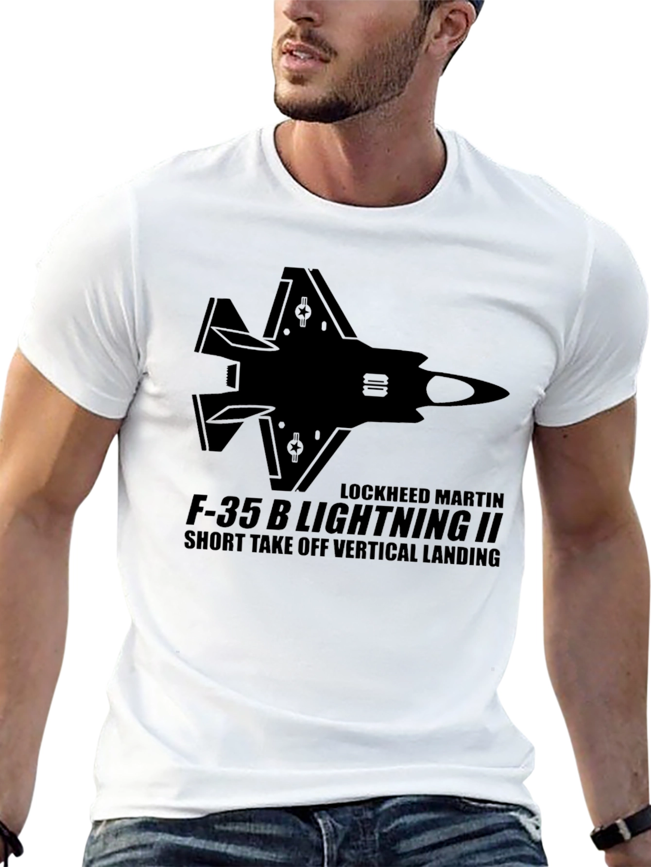 F-35B Lightning II Black T-Shirt
