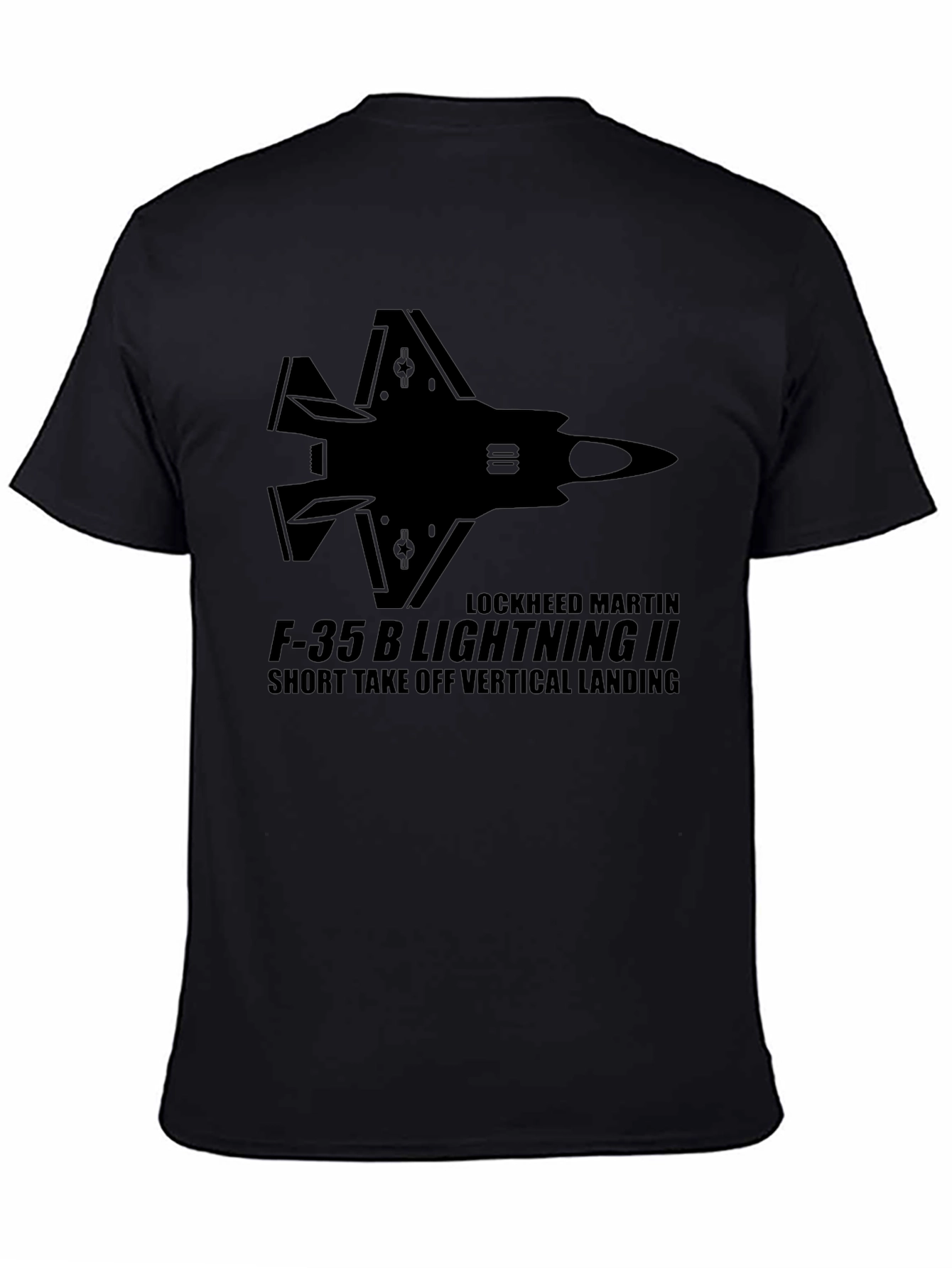 F-35B Lightning II Black T-Shirt