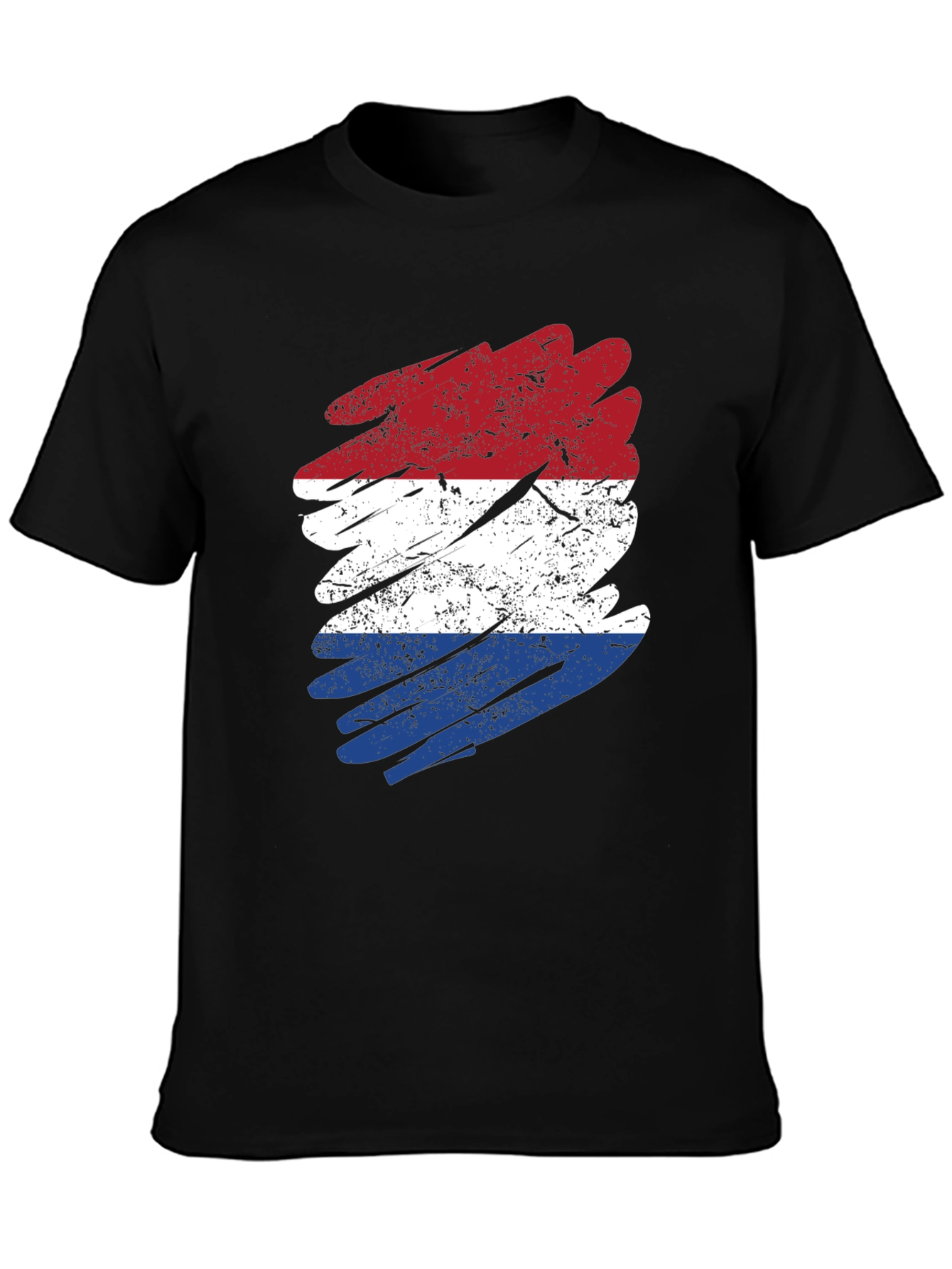 Dutch Flag Distressed T-Shirt - Netherlands Pride Tee
