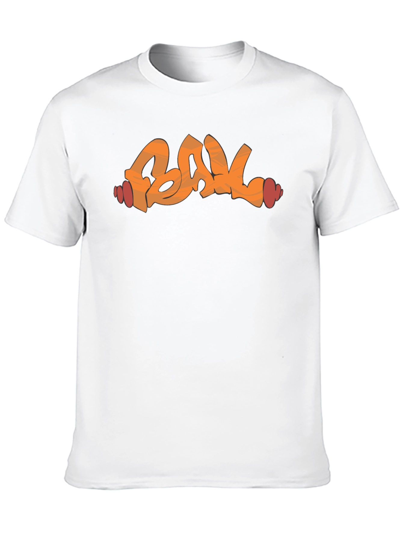 Abstract Graffiti Style Graphic Tee - Black