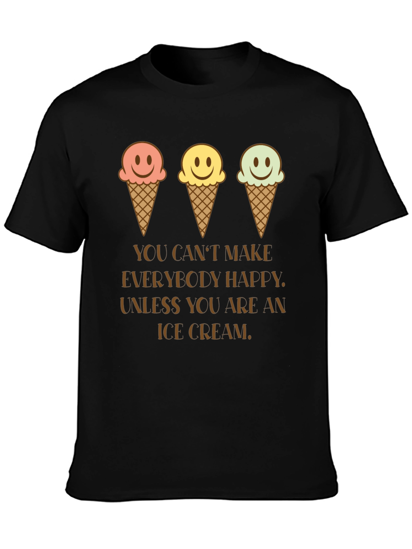 Ice Cream Happiness Graphic T-Shirt