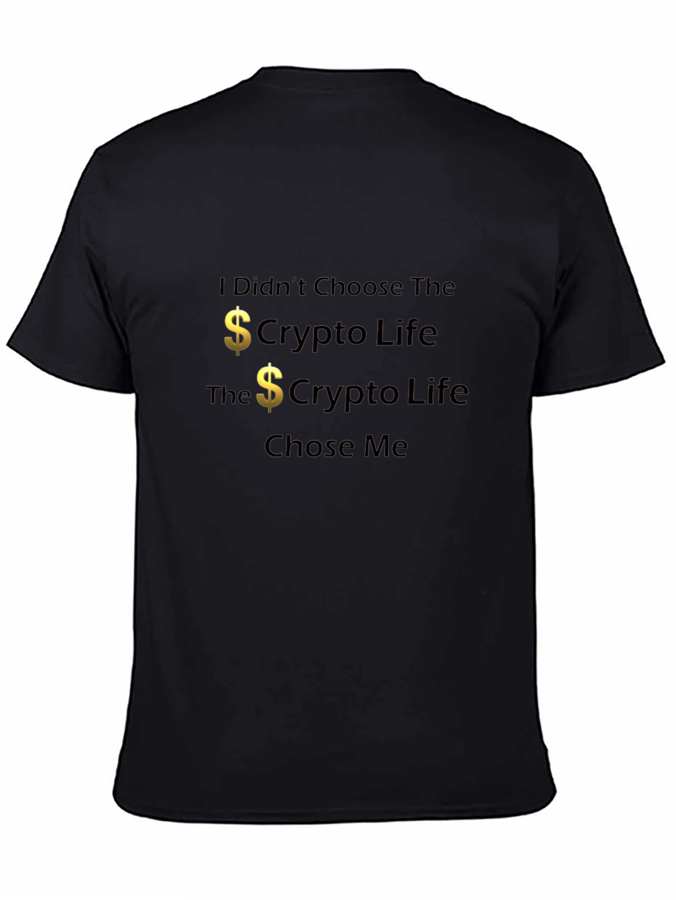 Crypto Life Black T-Shirt