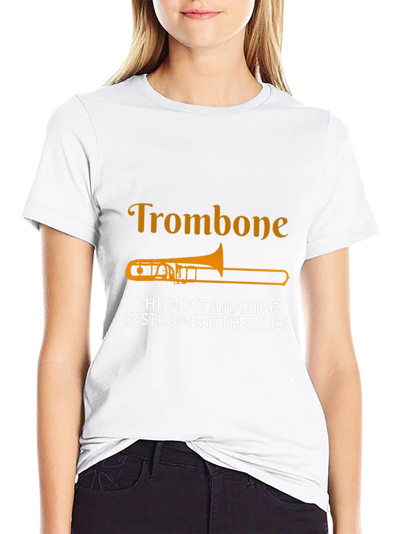 Trombone Instrument Tee - Amazing Music T-Shirt
