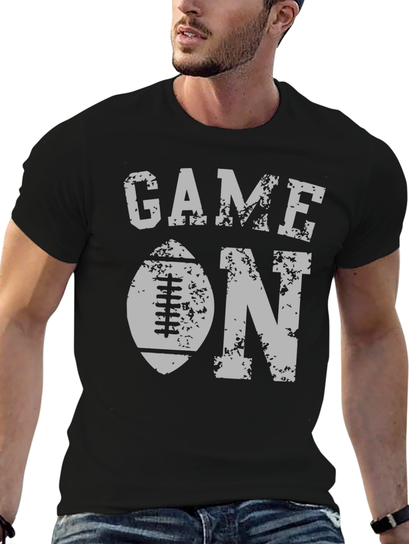 Game On Football Graphic Tee