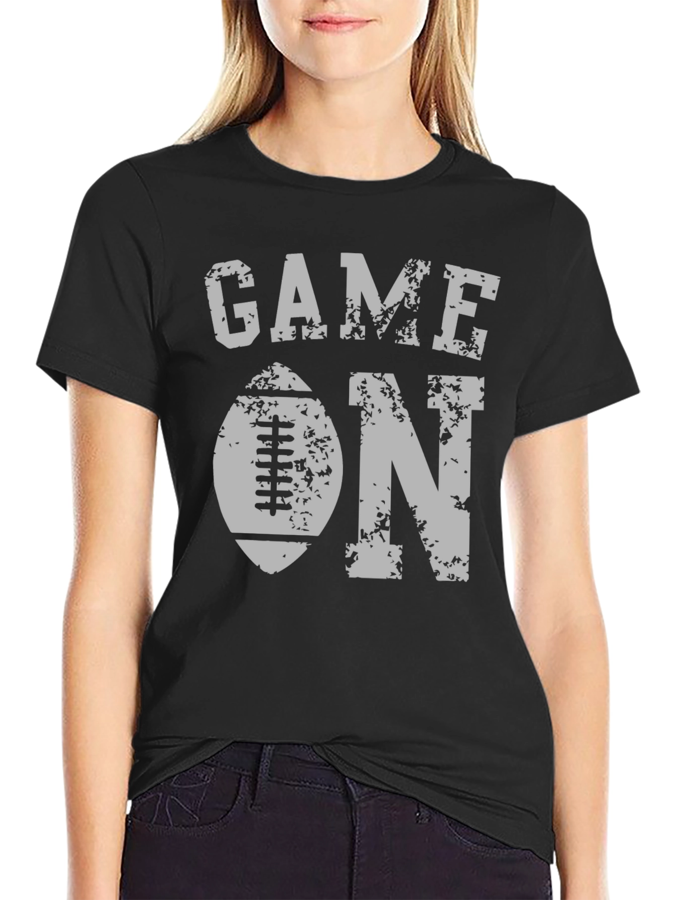 Game On Football Graphic Tee