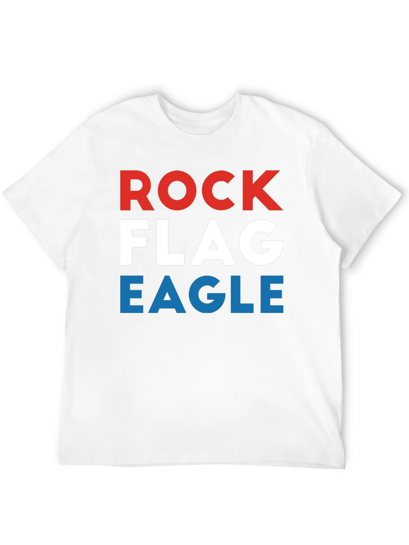 Rock Flag Eagle Graphic Tee - Patriotic USA T-Shirt