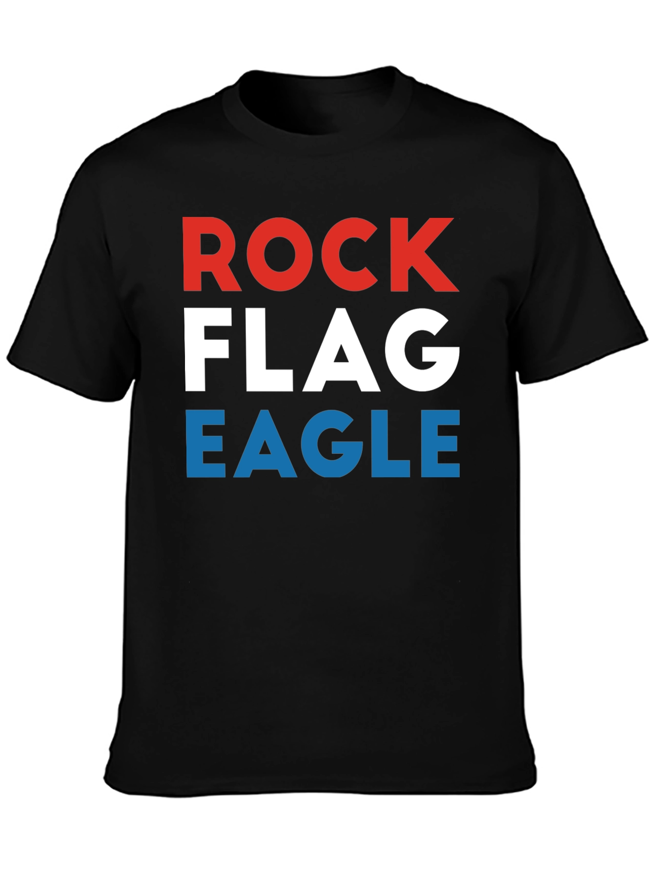 Rock Flag Eagle Graphic Tee - Patriotic USA T-Shirt