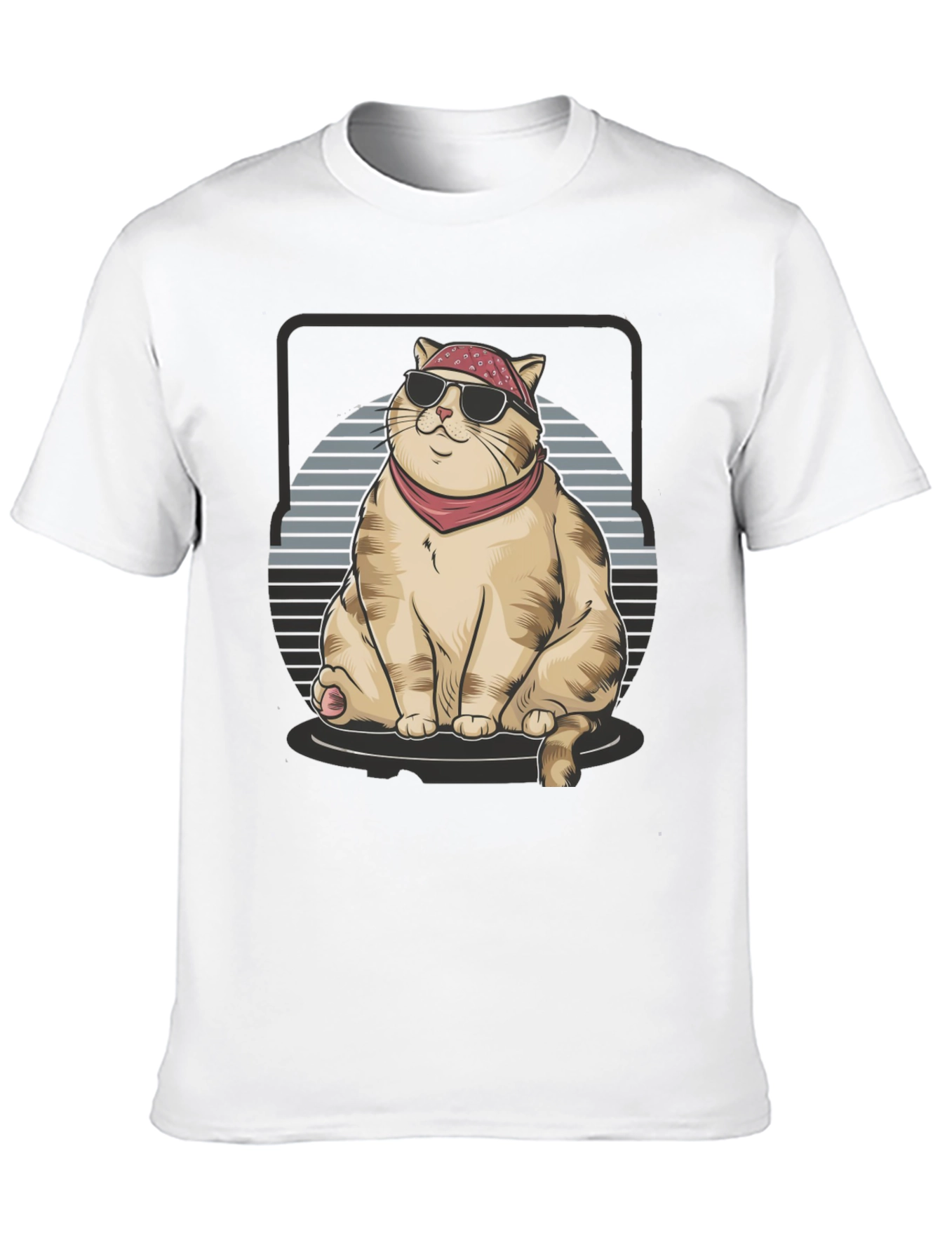 Cool Cat T-Shirt - Bandana & Shades