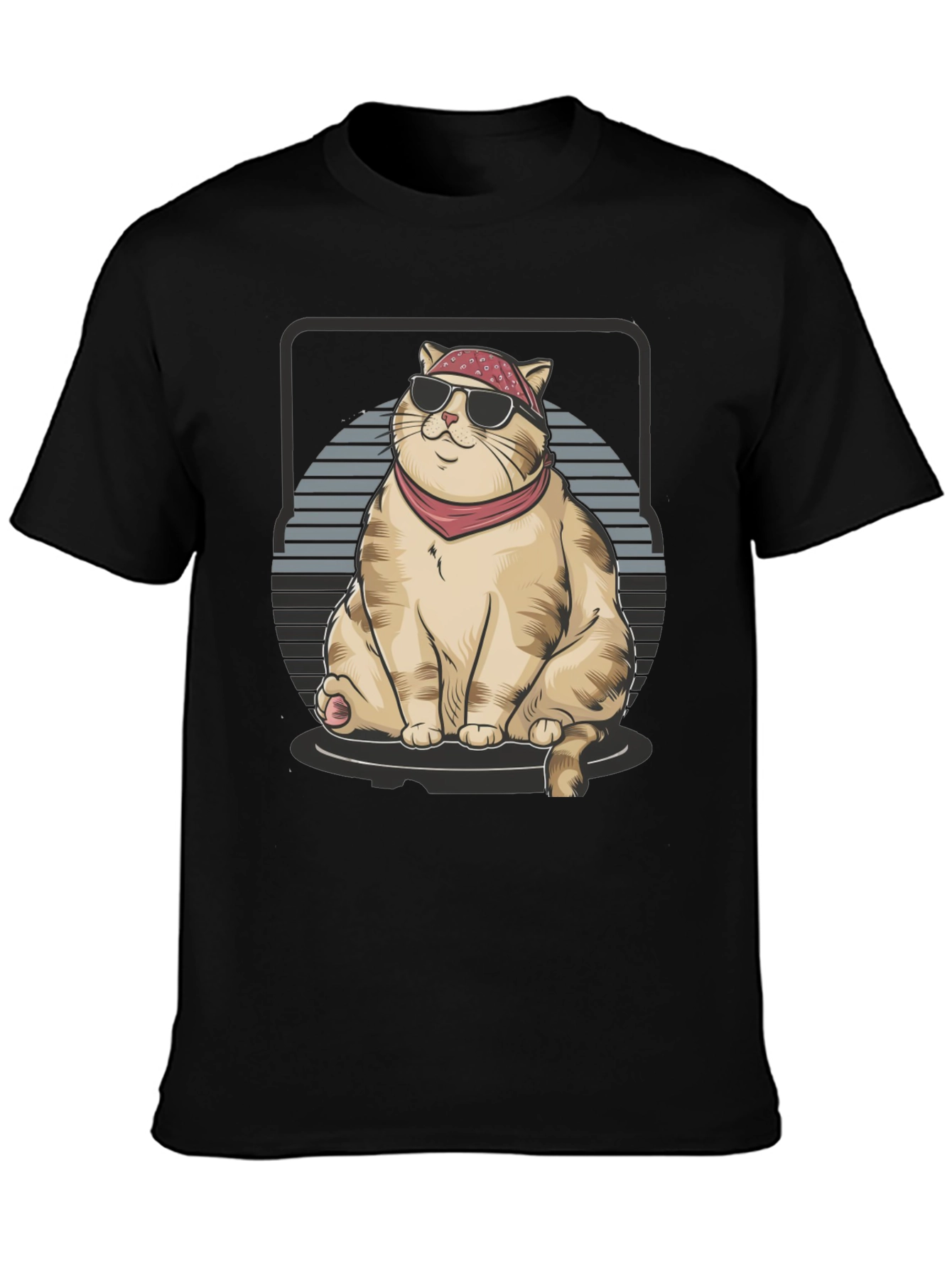 Cool Cat T-Shirt - Bandana & Shades
