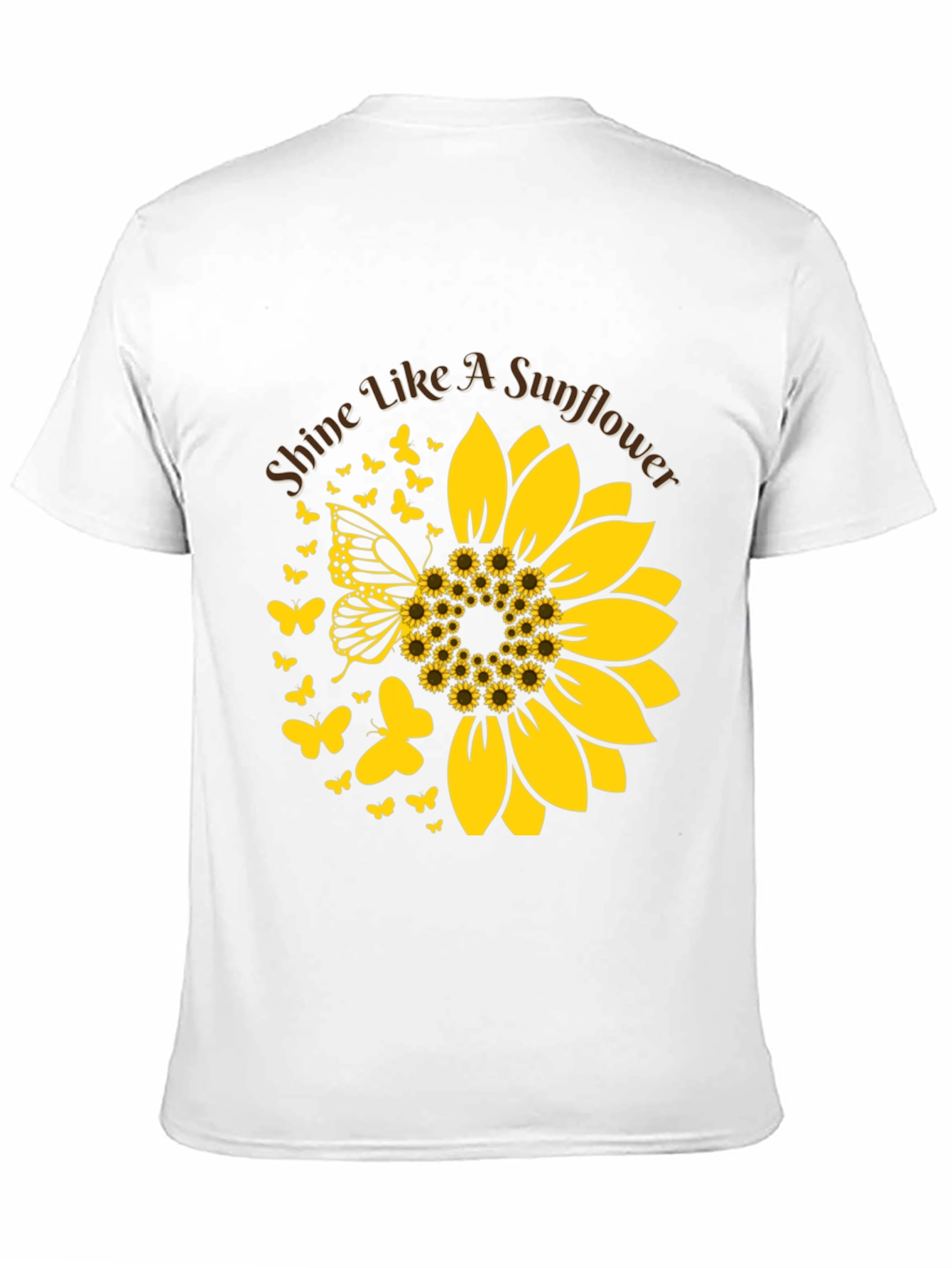 Sunflower Butterfly Graphic Tee