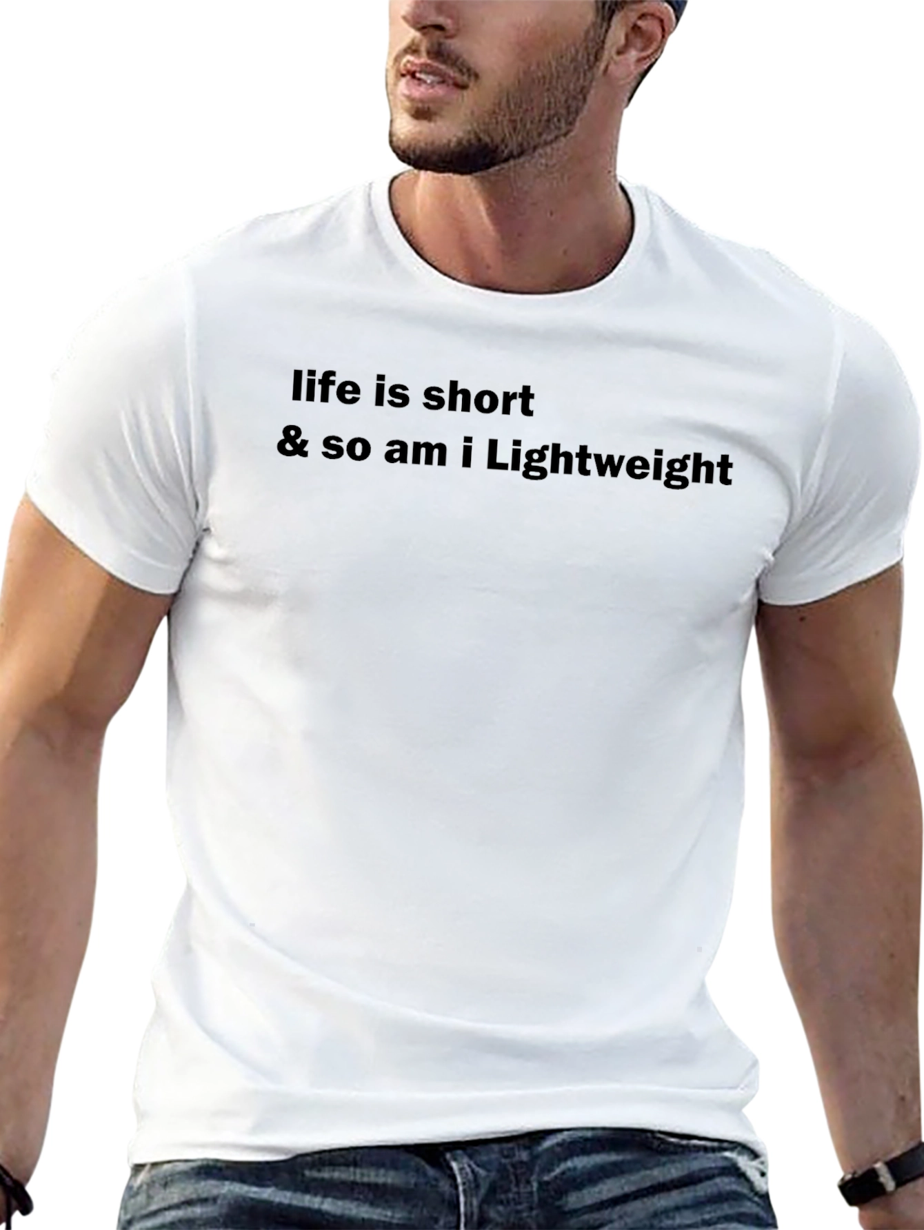 Life Is Short Lightweight T-Shirt