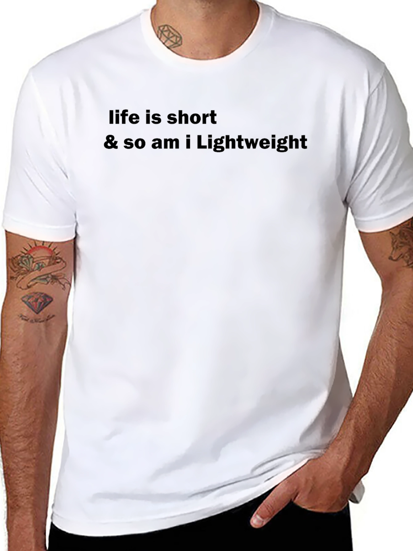 Life Is Short Lightweight T-Shirt