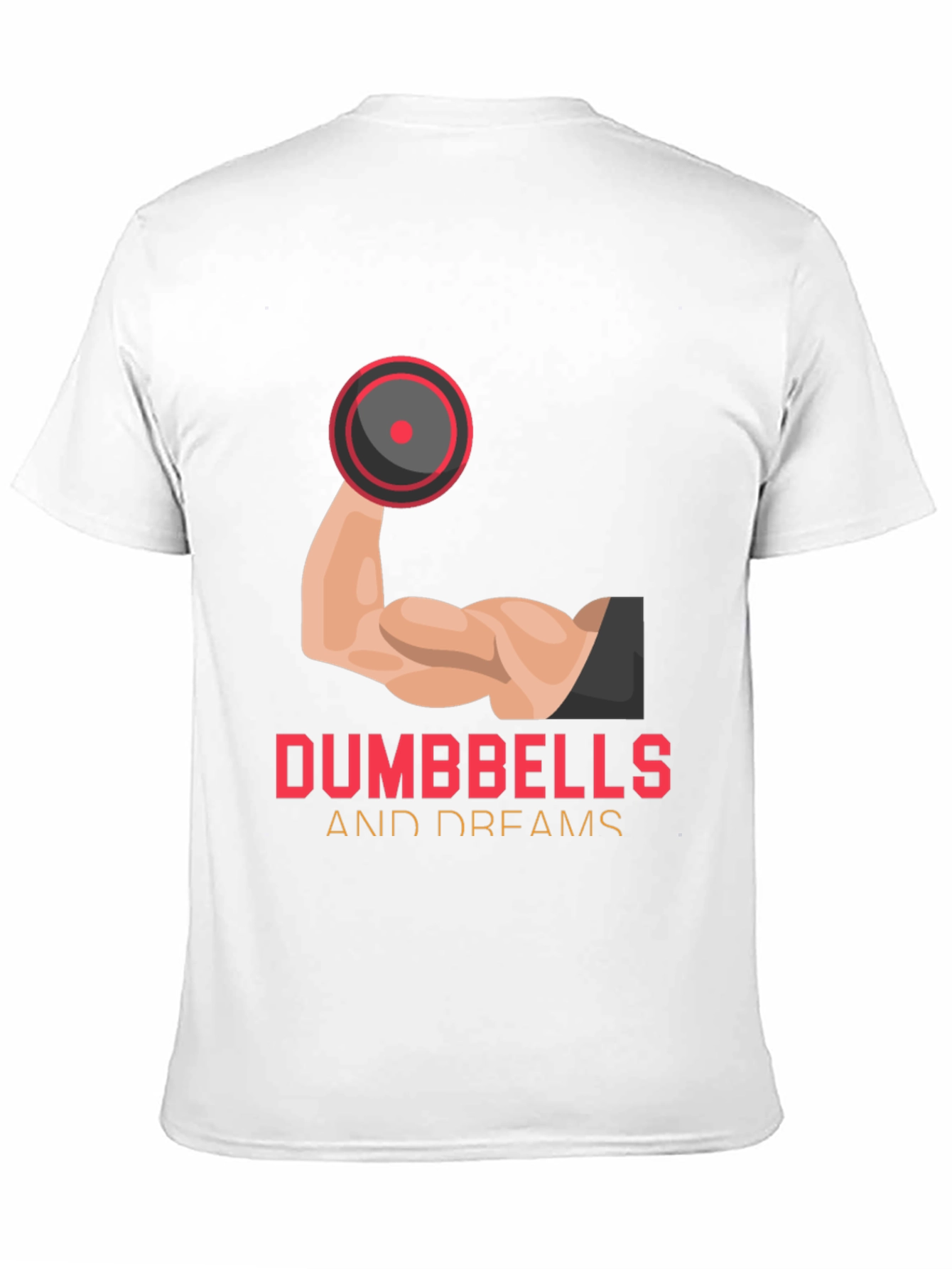 Dumbbells and Dreams Graphic Tee