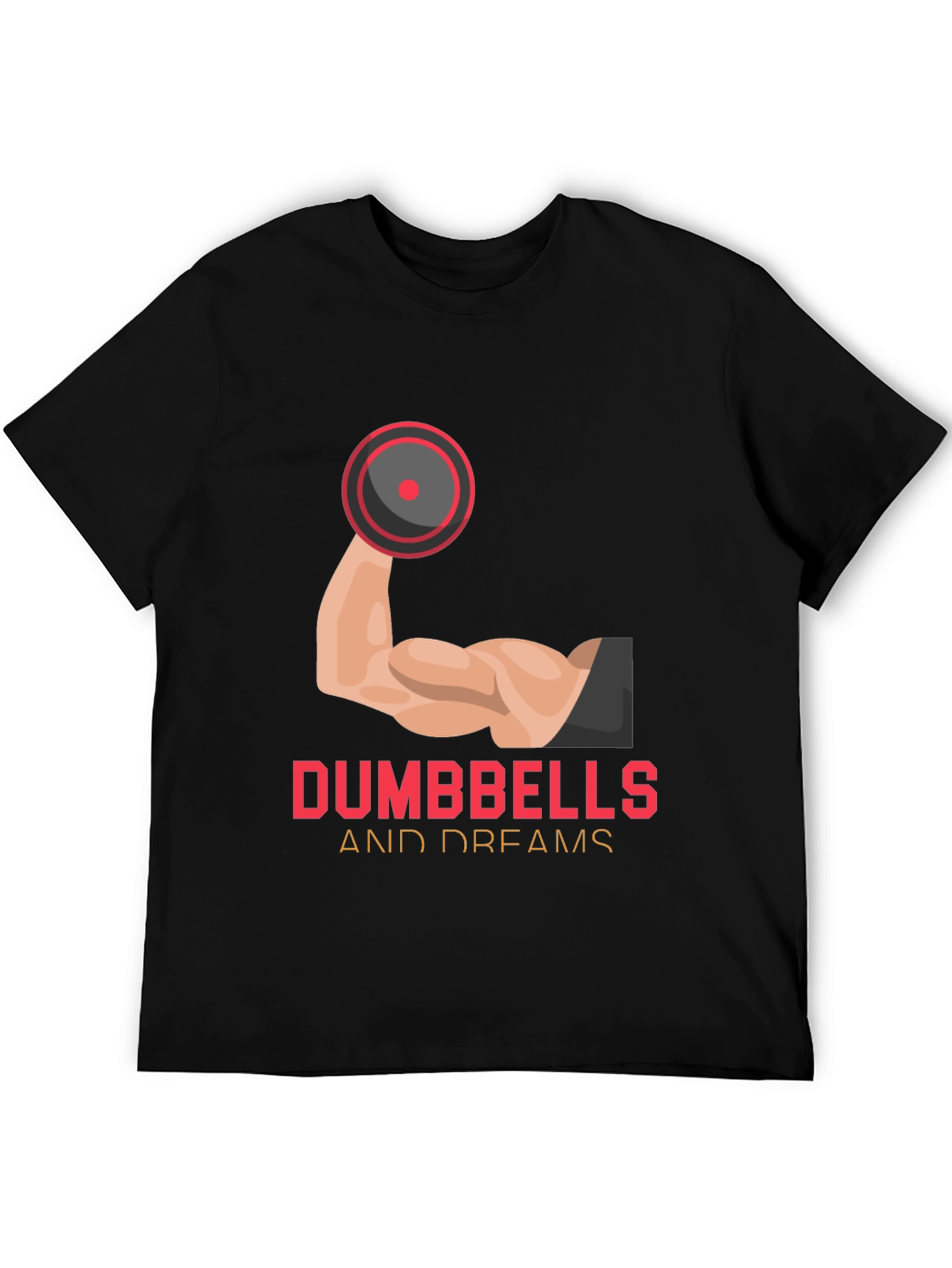 Dumbbells and Dreams Graphic Tee