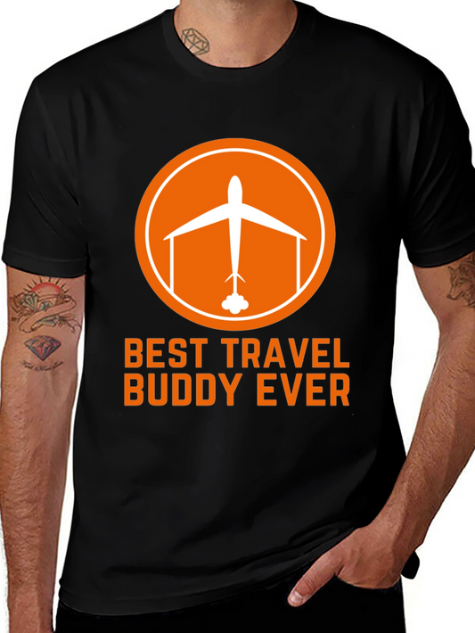 Best Travel Buddy Ever Black T-Shirt