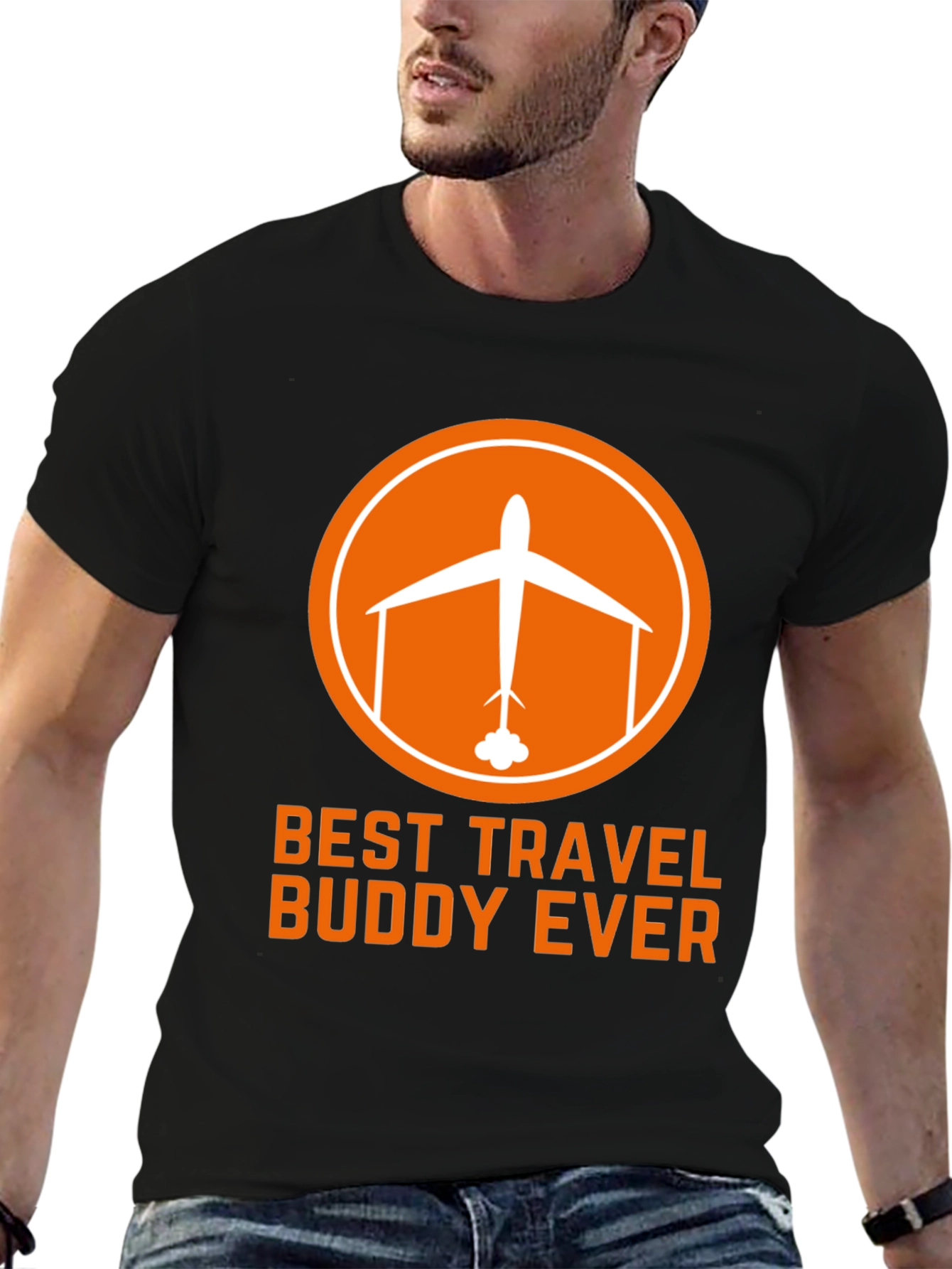 Best Travel Buddy Ever Black T-Shirt