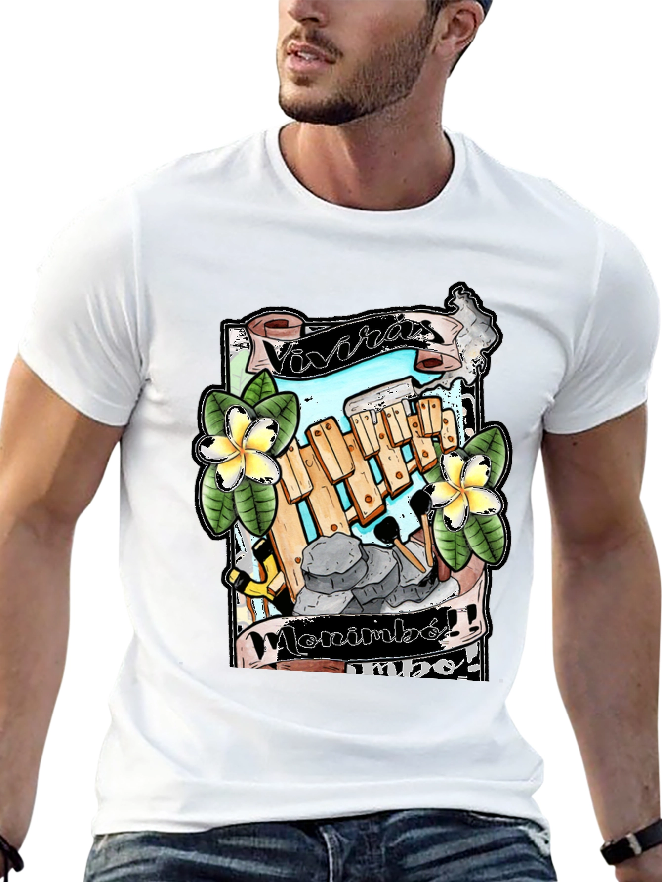 Marimba Music Graphic Tee - Vivaras Marimba