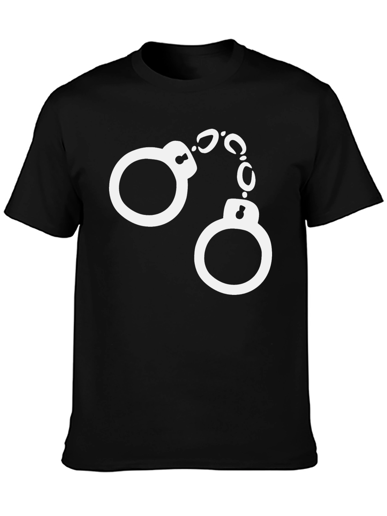 Handcuffs Graphic T-Shirt - Black