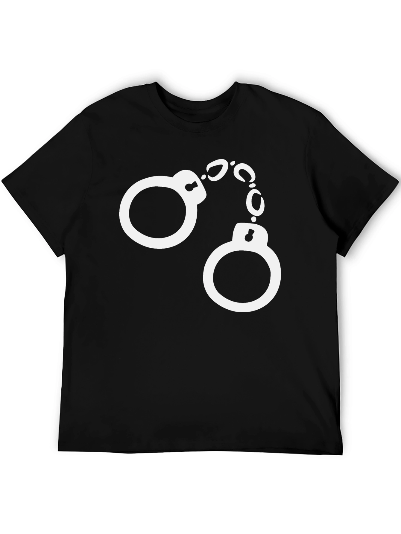 Handcuffs Graphic T-Shirt - Black