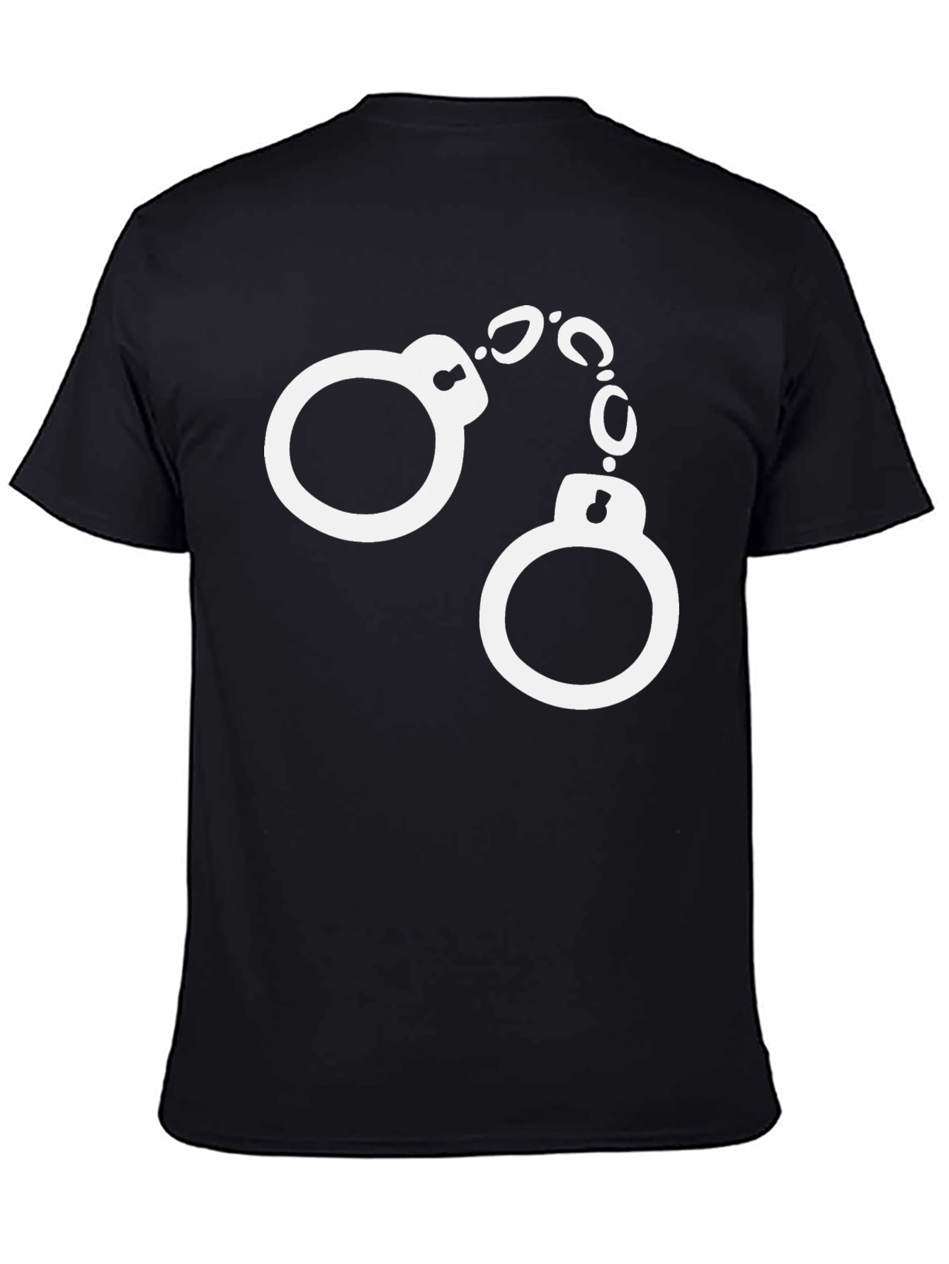 Handcuffs Graphic T-Shirt - Black