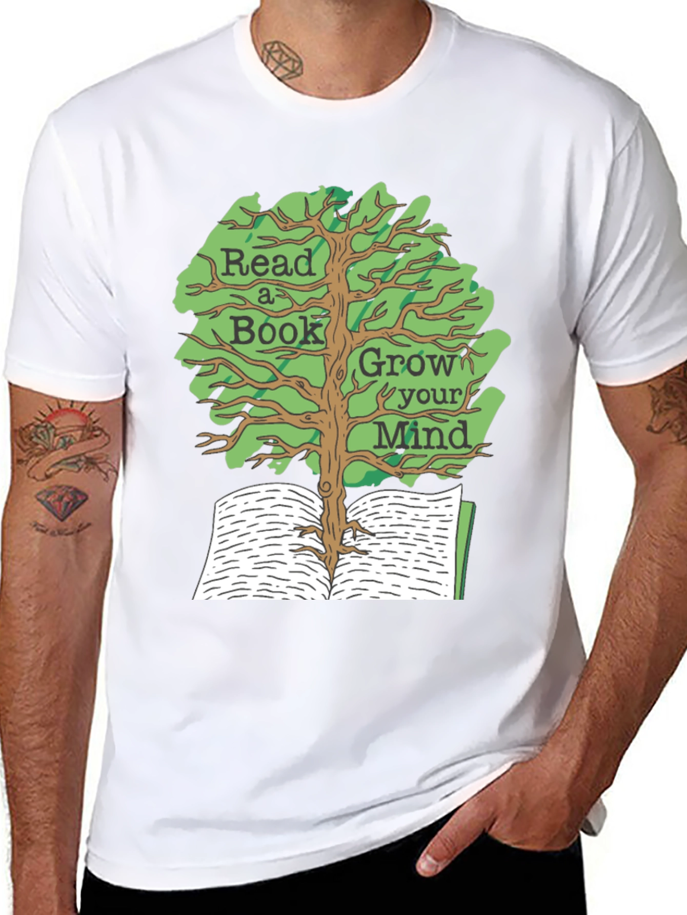 Read a Book Grow Your Mind T-Shirt