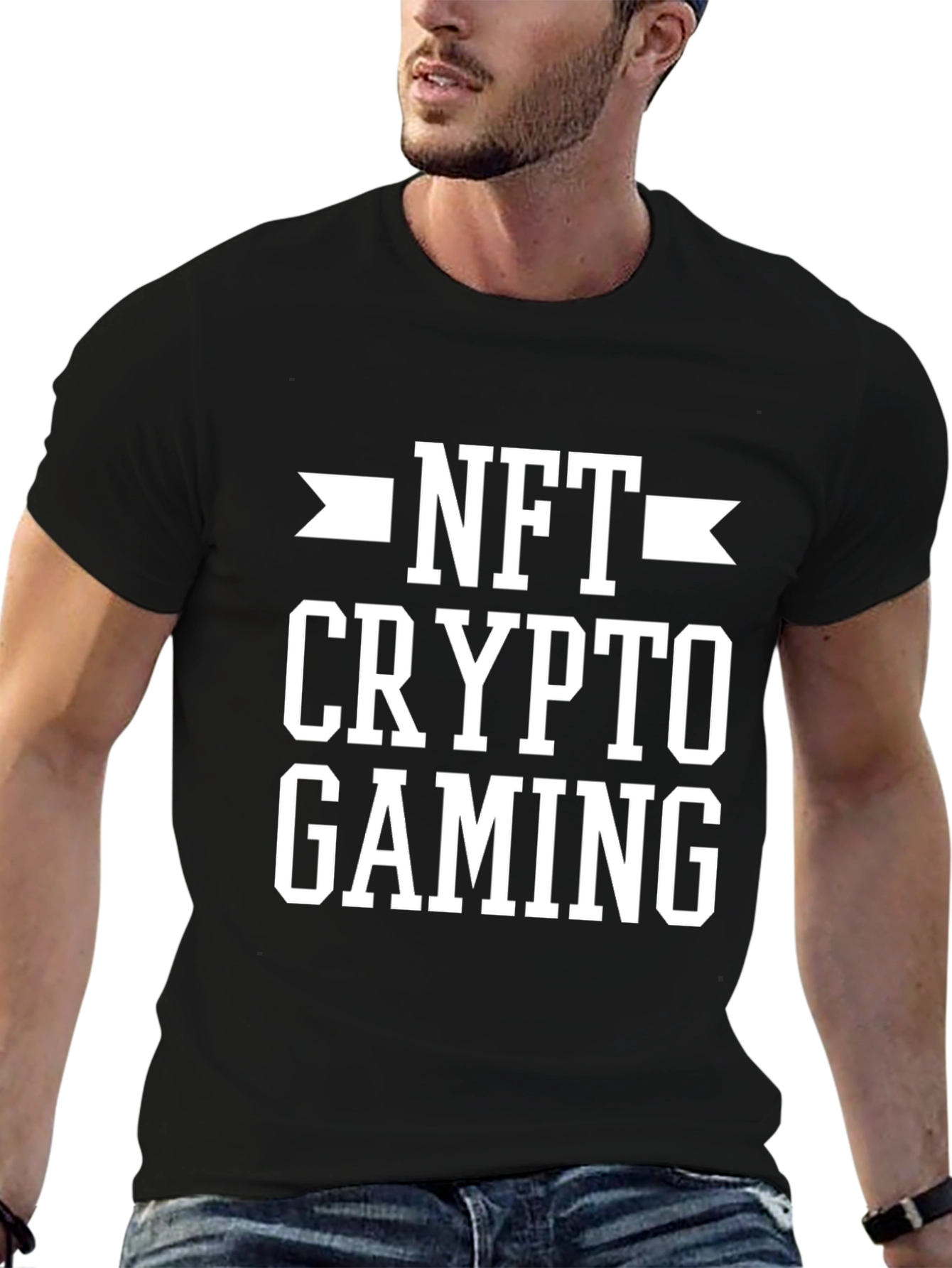 NFT Crypto Gaming Black T-Shirt