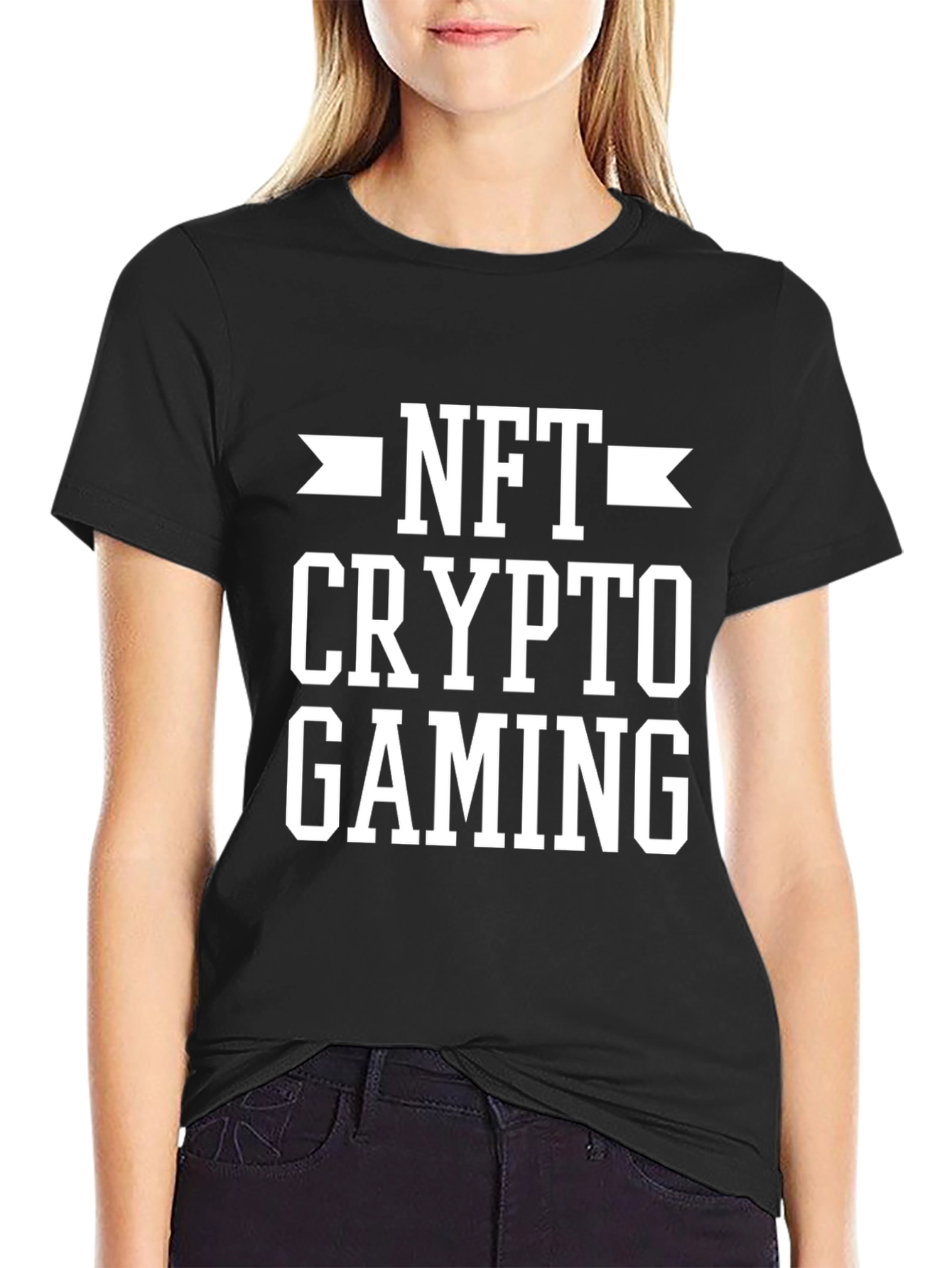 NFT Crypto Gaming Black T-Shirt