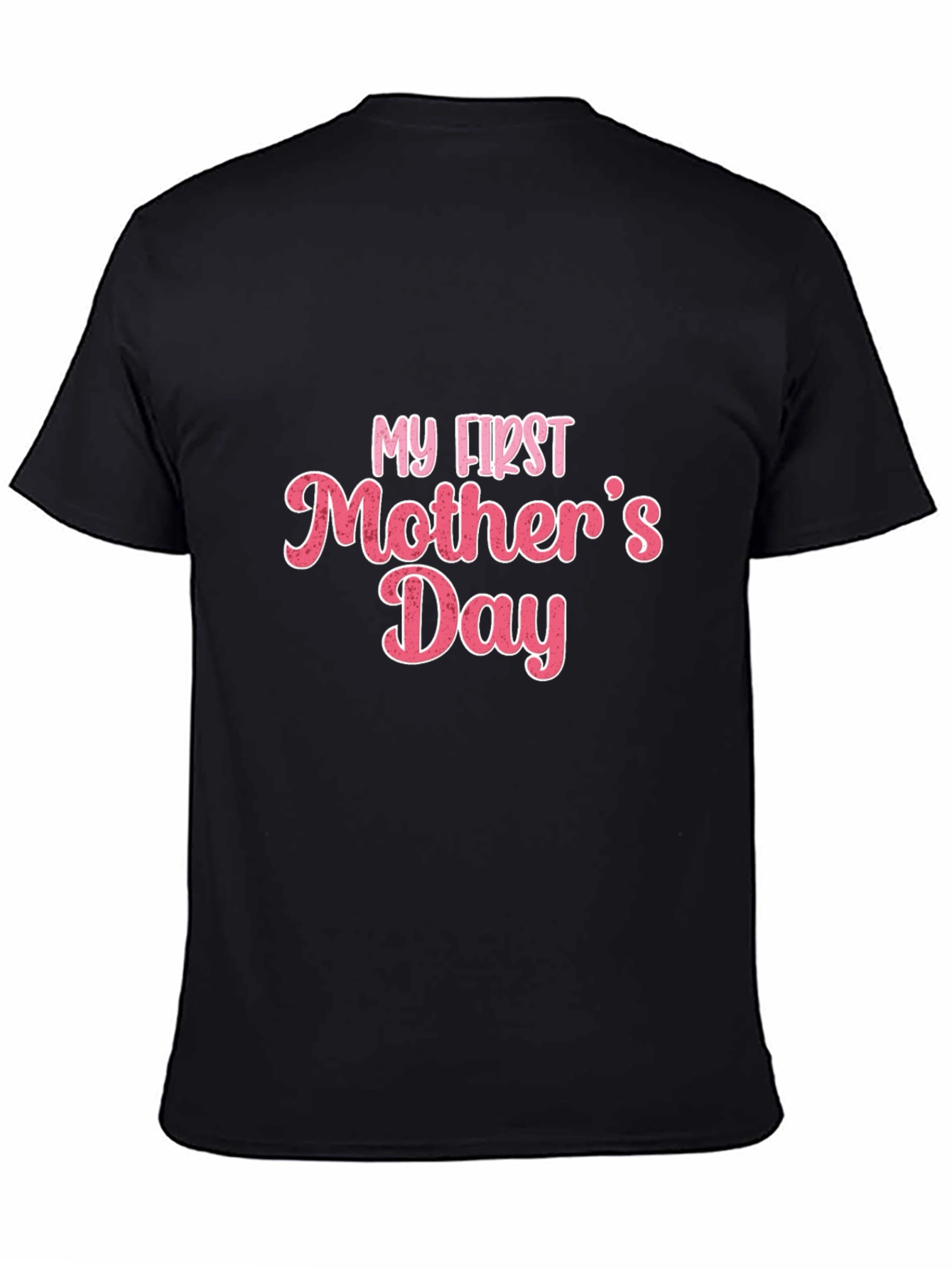 My First Mothers Day T-Shirt - Black