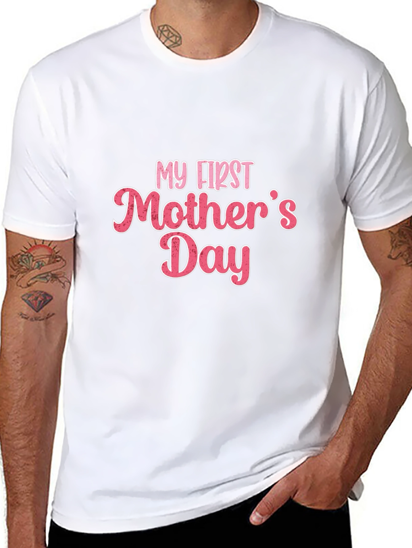 My First Mothers Day T-Shirt - Black