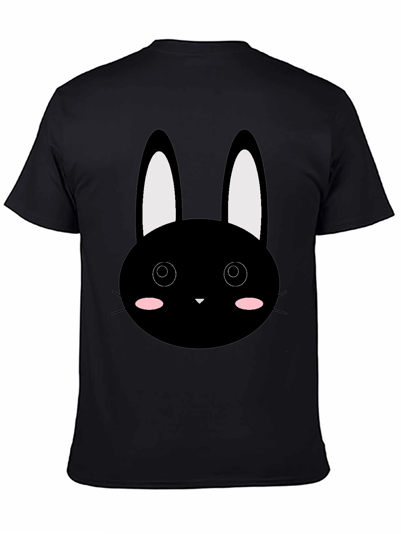 Black Bunny Graphic T-Shirt