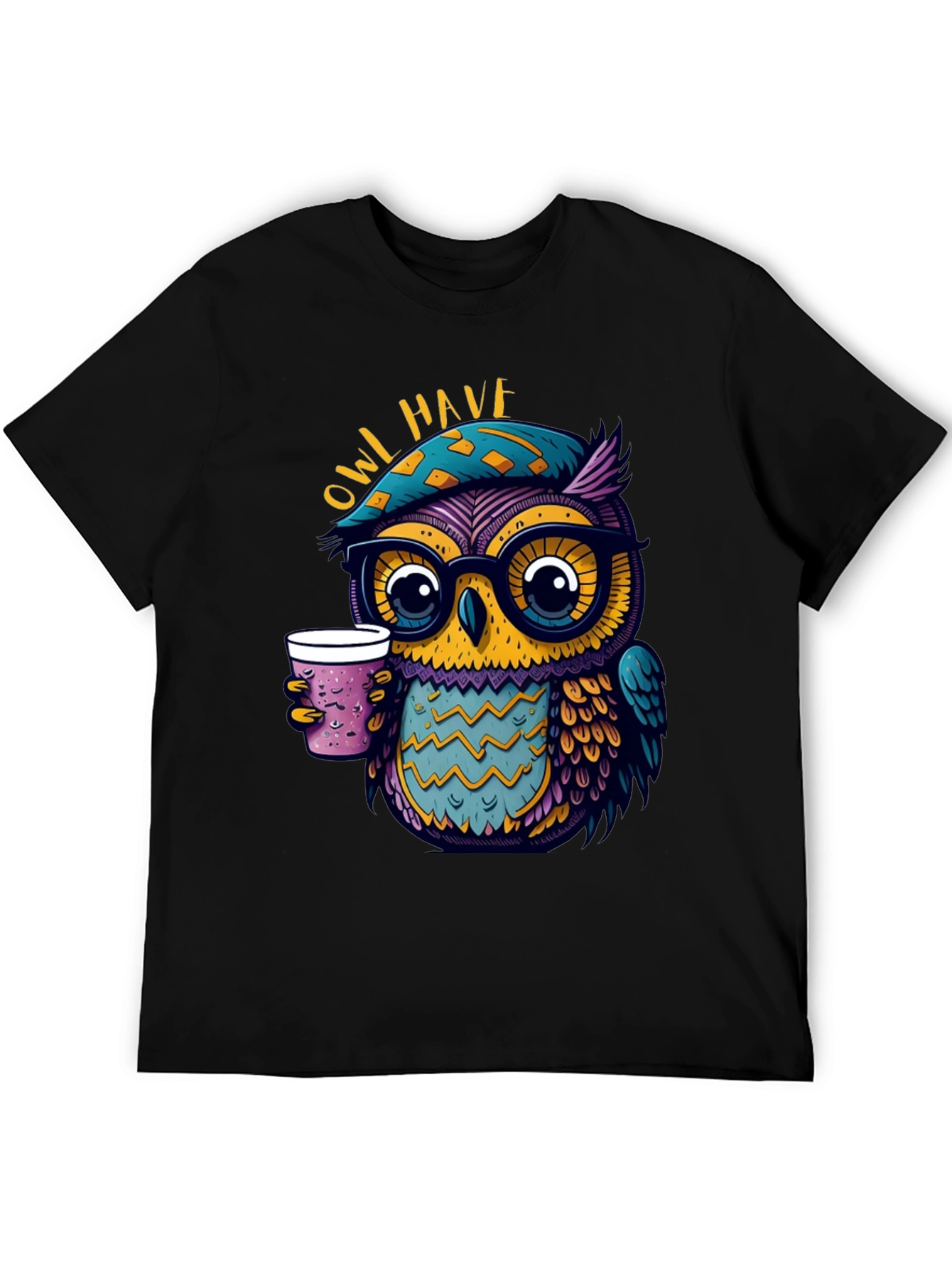 Owl Have Coffee T-Shirt - Cool Graphic Tee