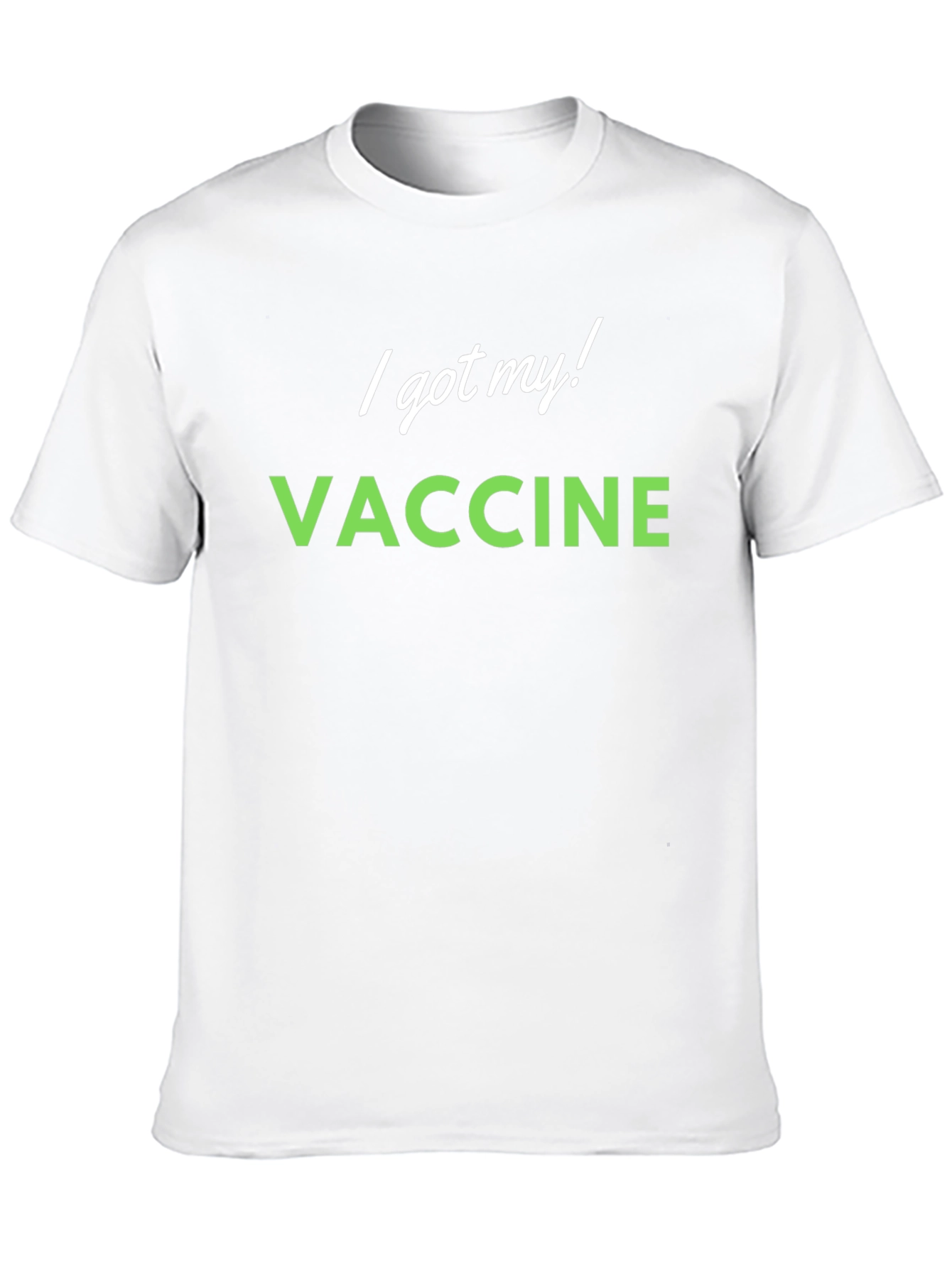 I Got My Vaccine Black T-Shirt