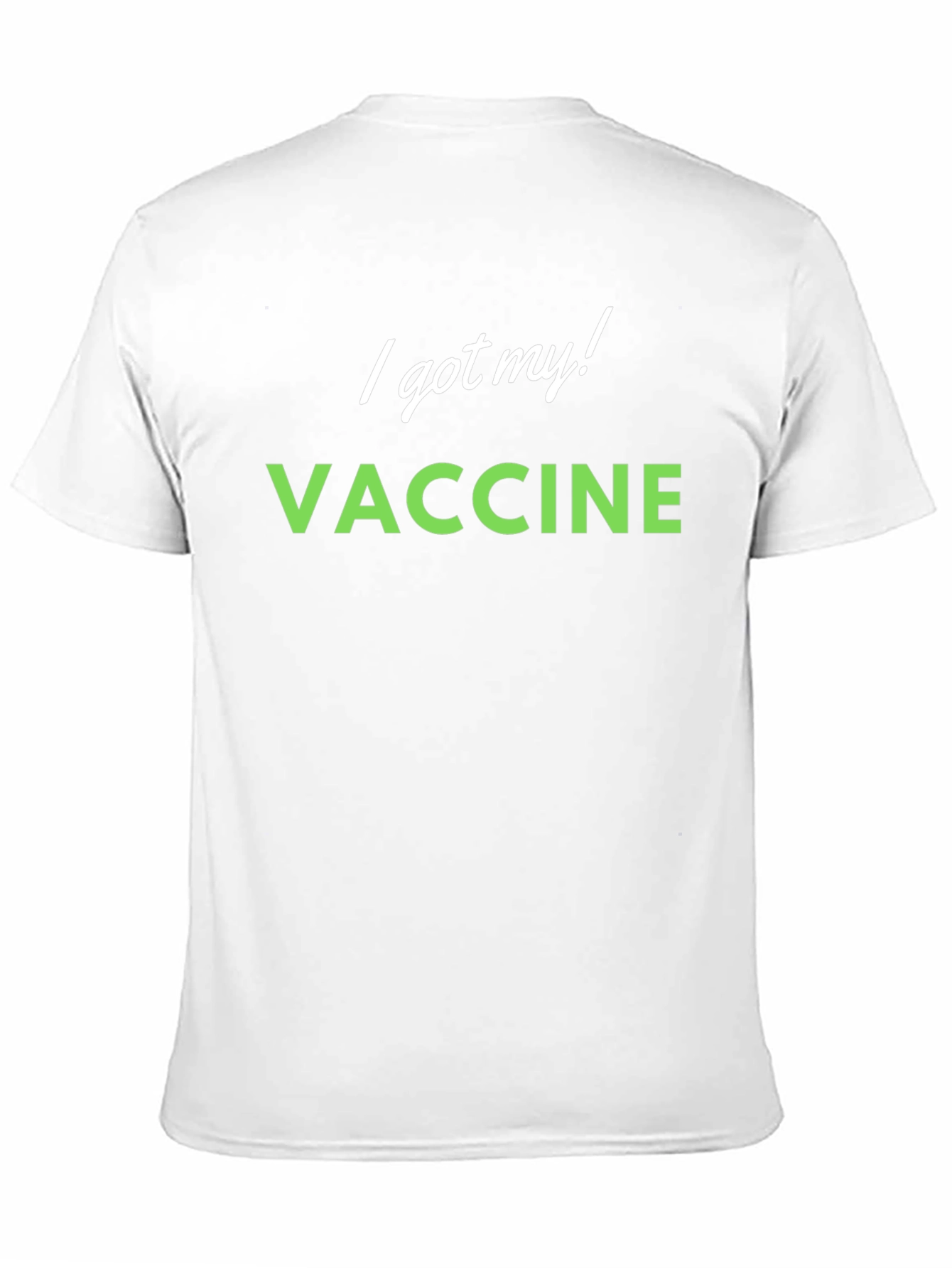 I Got My Vaccine Black T-Shirt