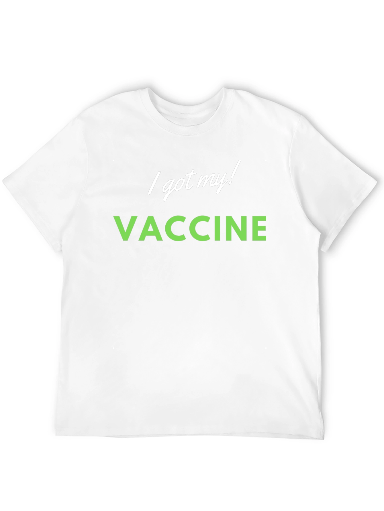 I Got My Vaccine Black T-Shirt