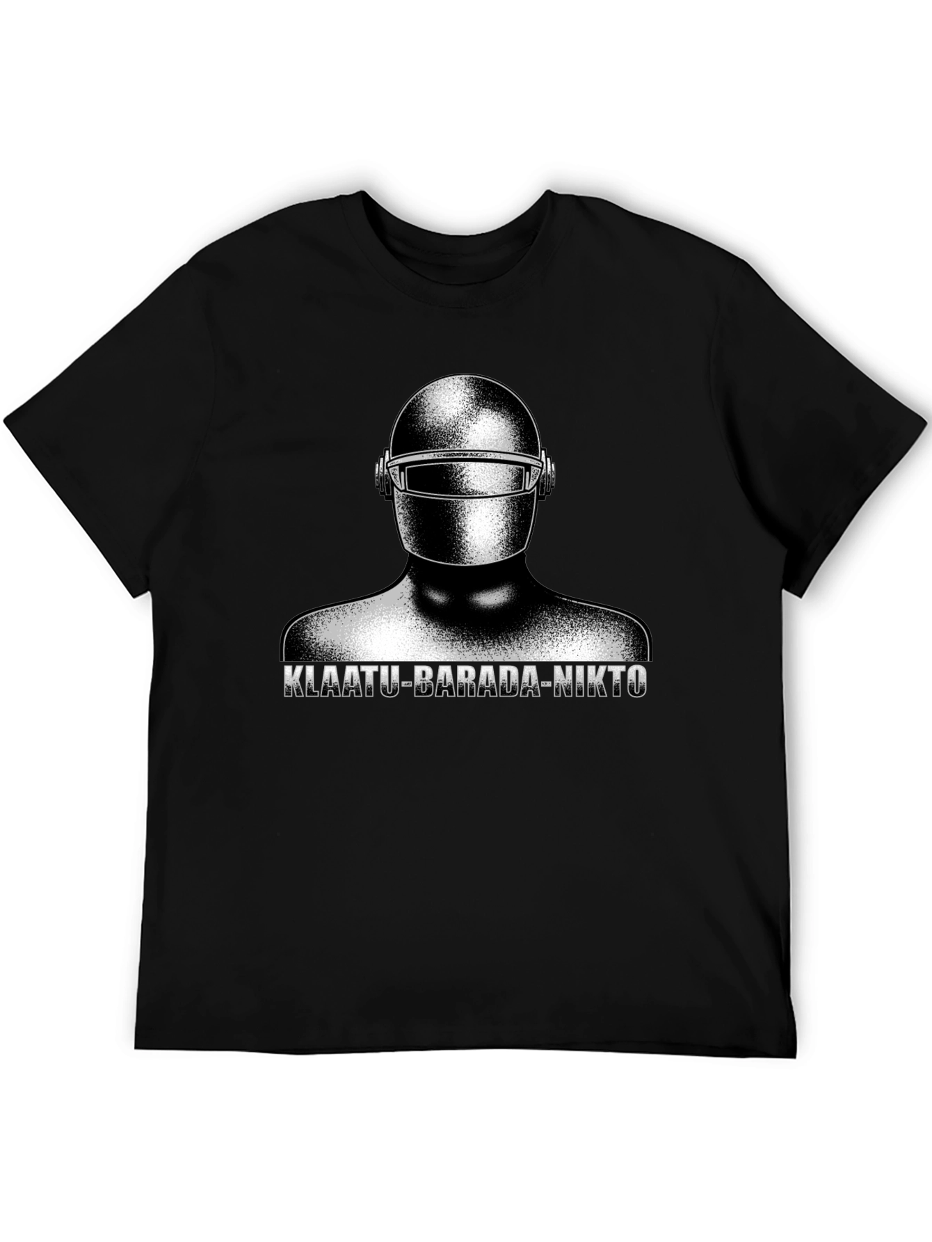 Klaatu Barada Nikto T-Shirt - Sci-Fi Robot Design