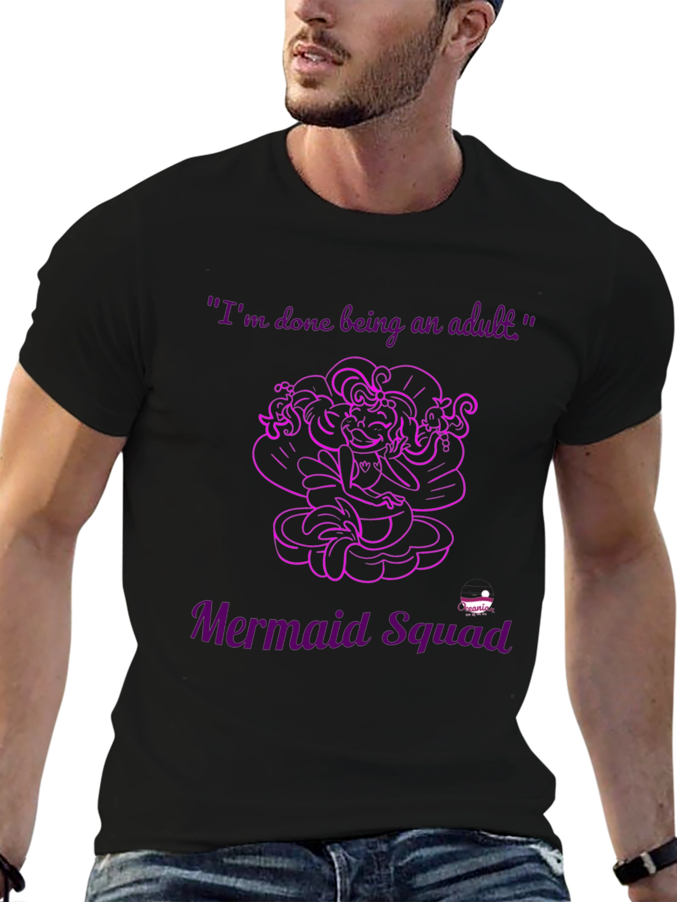 Mermaid Squad Tee - Im Done Being an Adult
