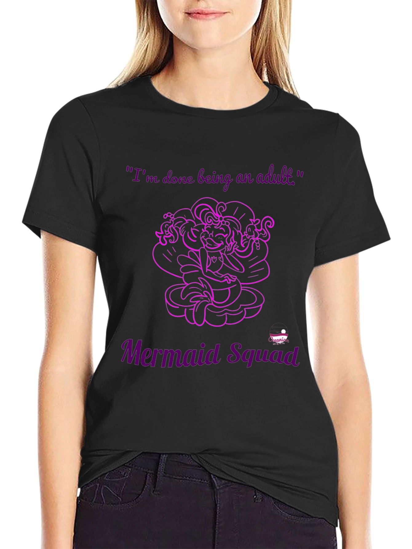 Mermaid Squad Tee - Im Done Being an Adult