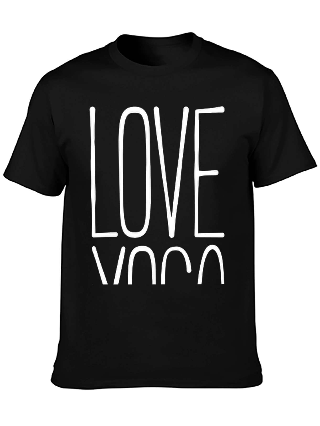 Love Yoga Graphic Tee - Unisex Cotton T-Shirt