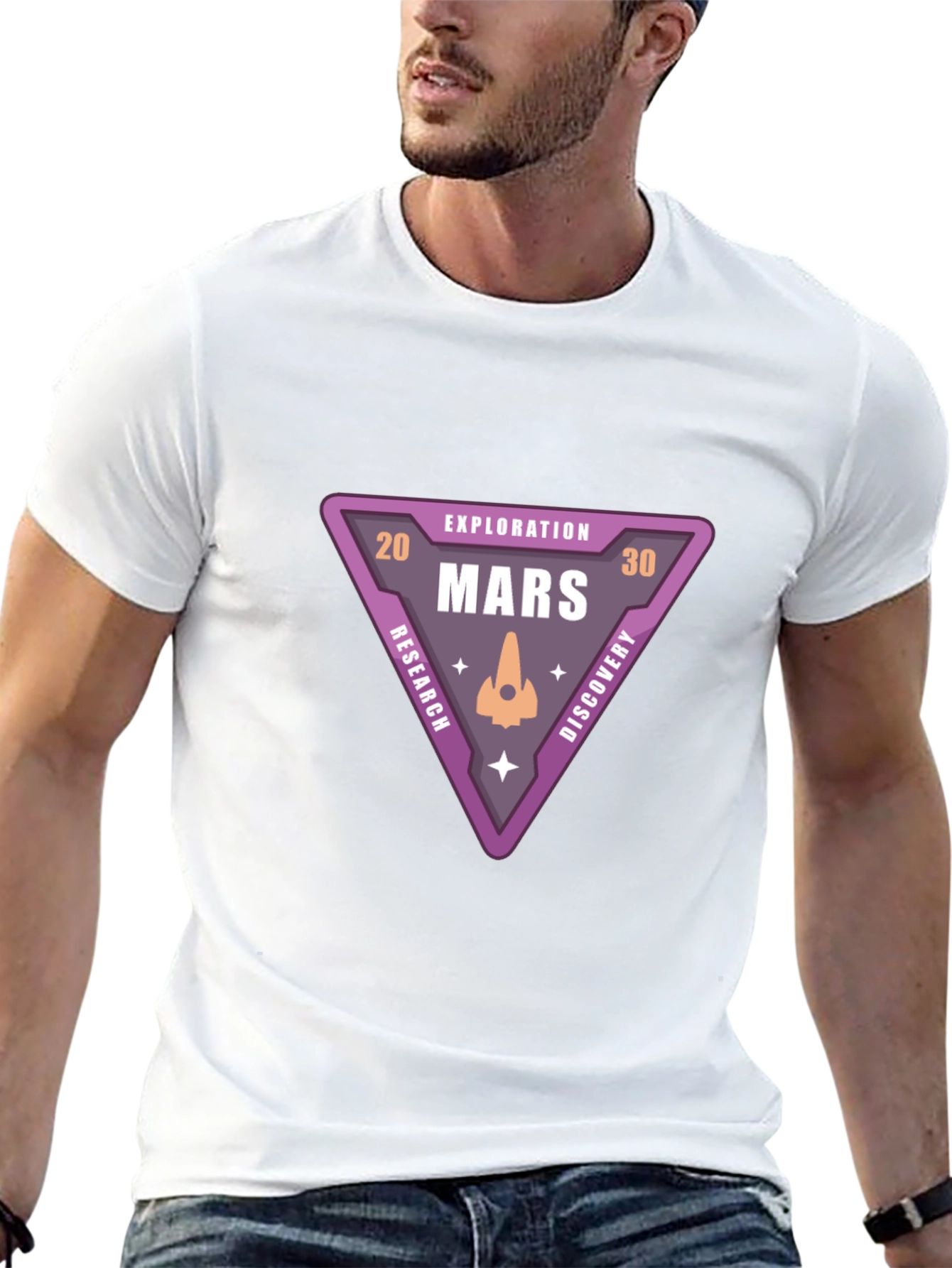 Mars Exploration Graphic Tee - Space Adventure T-Shirt