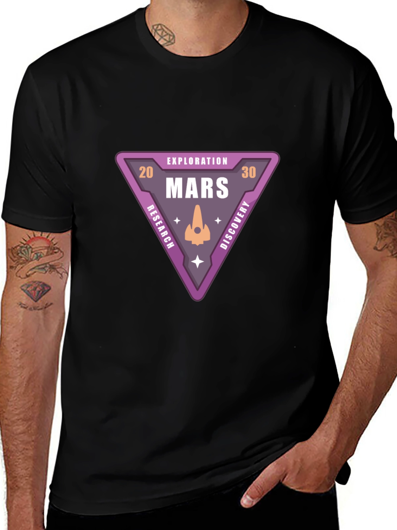Mars Exploration Graphic Tee - Space Adventure T-Shirt