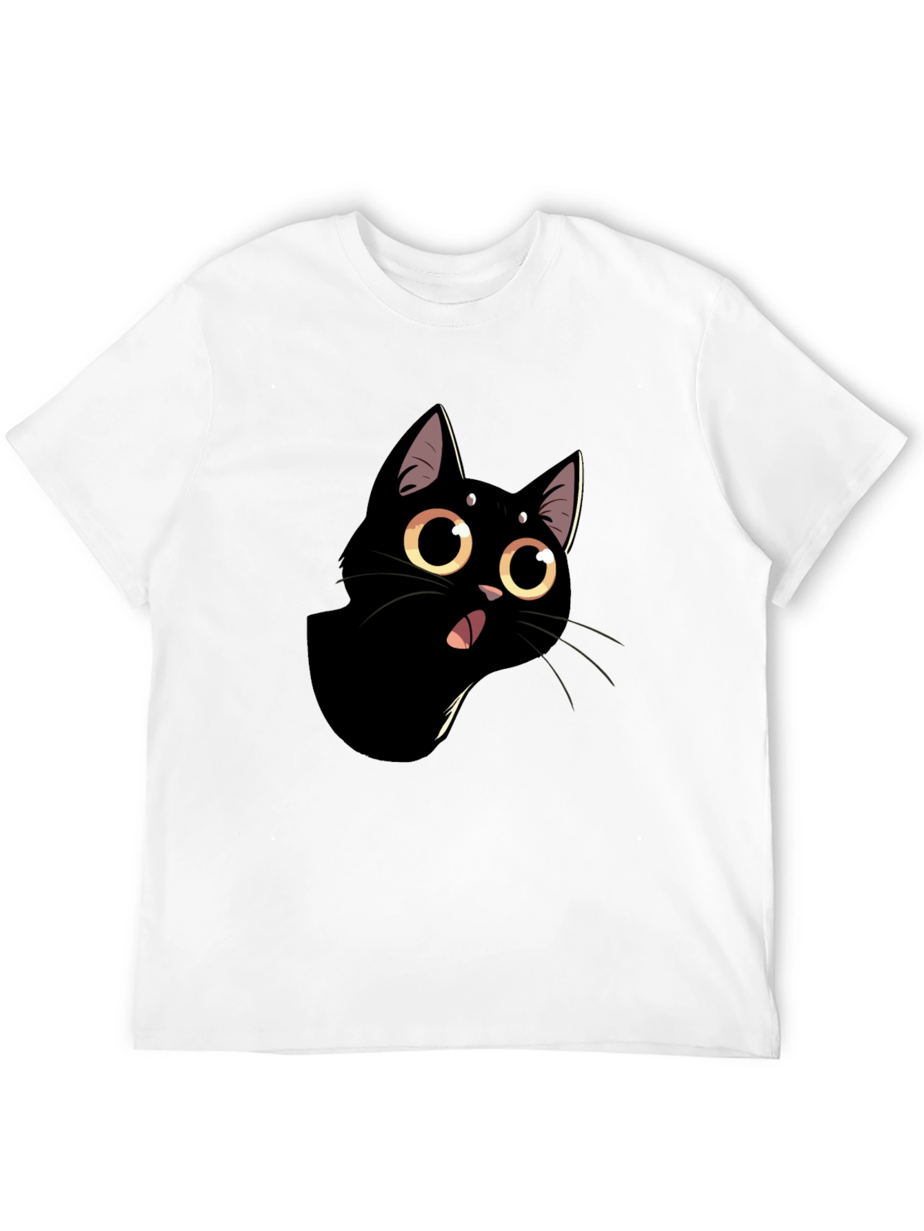 Funny Black Cat Graphic Tee