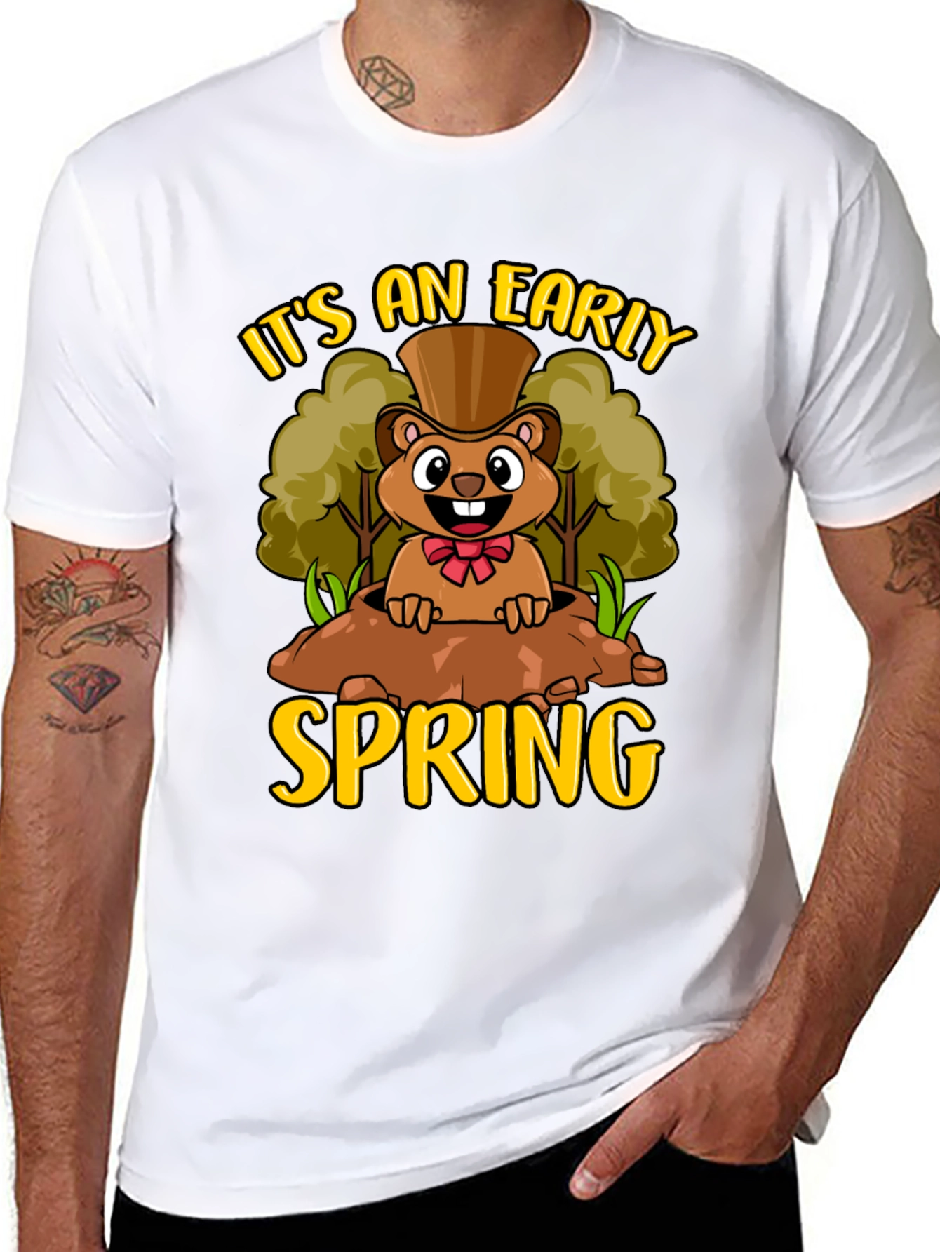 Early Spring Groundhog T-Shirt