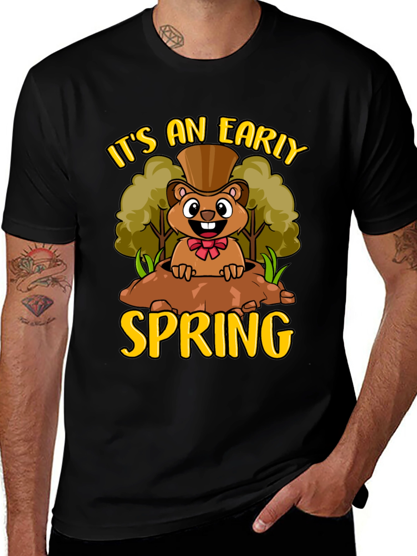 Early Spring Groundhog T-Shirt
