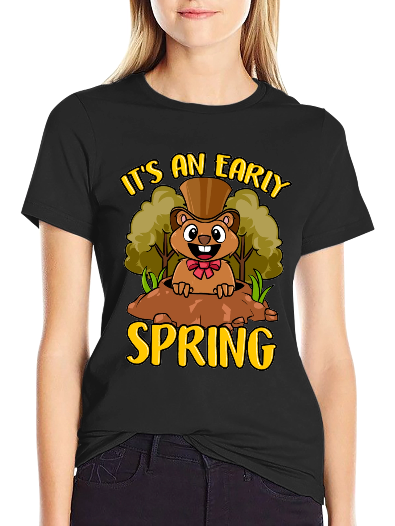 Early Spring Groundhog T-Shirt
