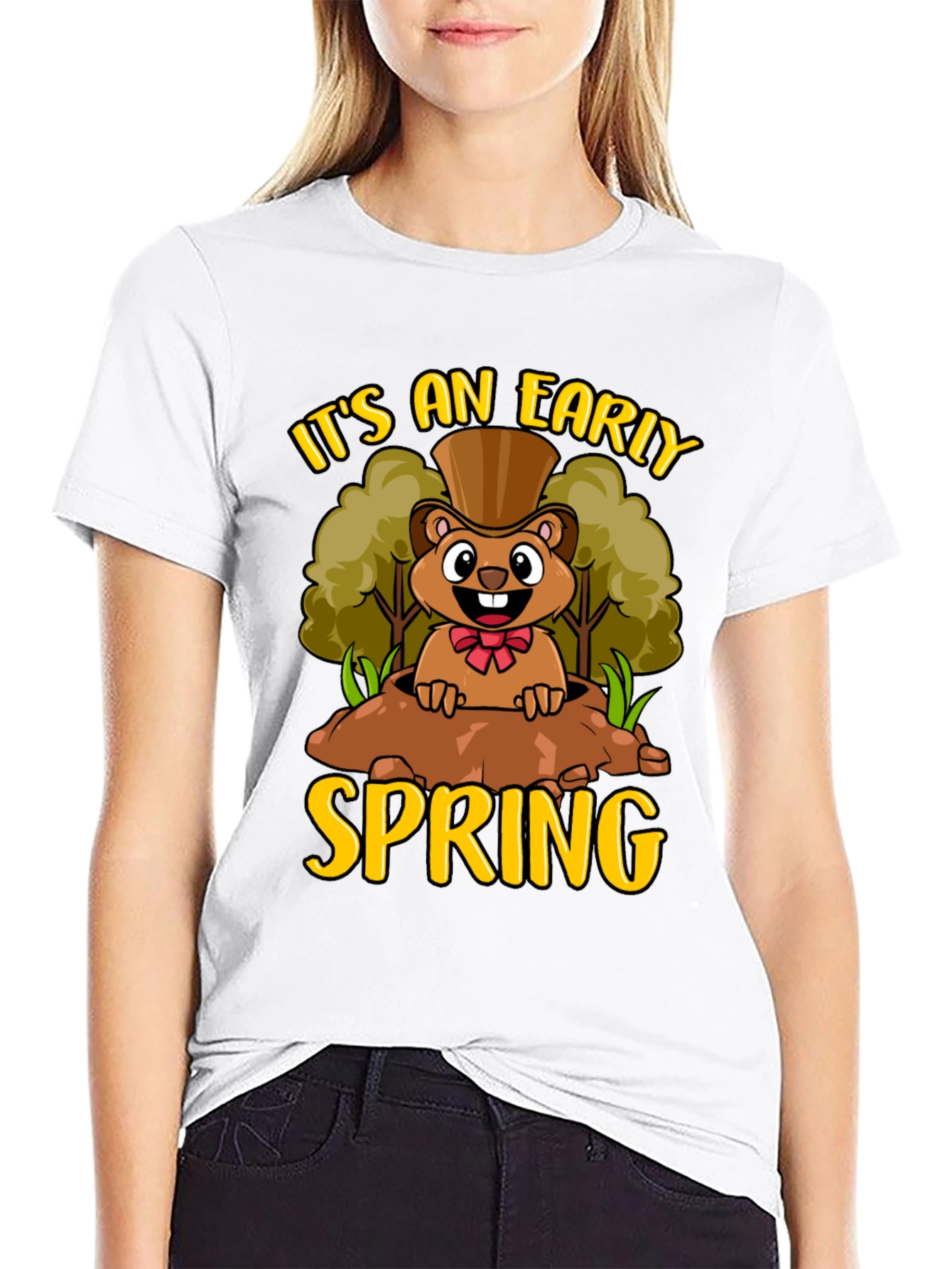 Early Spring Groundhog T-Shirt